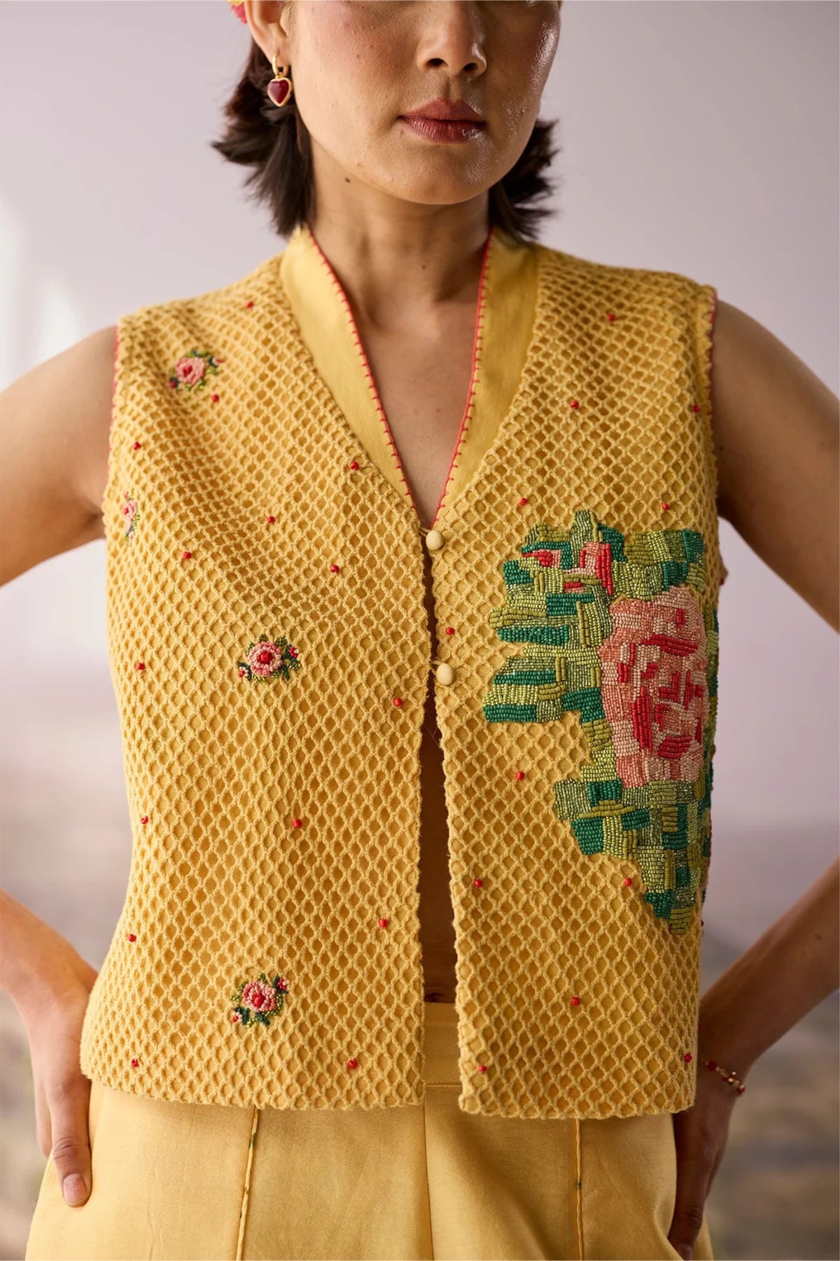 Sunray Floral Top