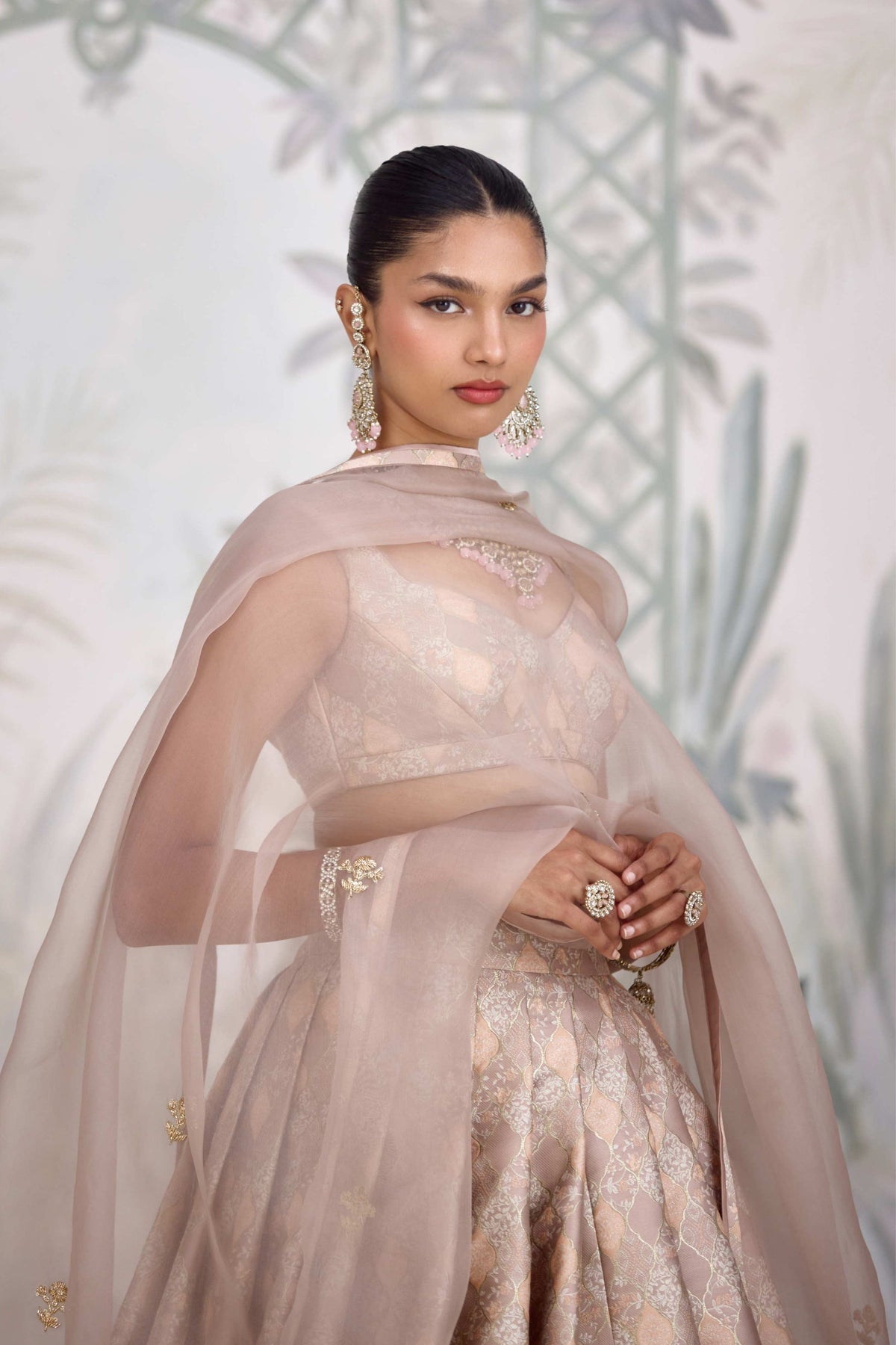 Moonlight Grey Lehenga Set