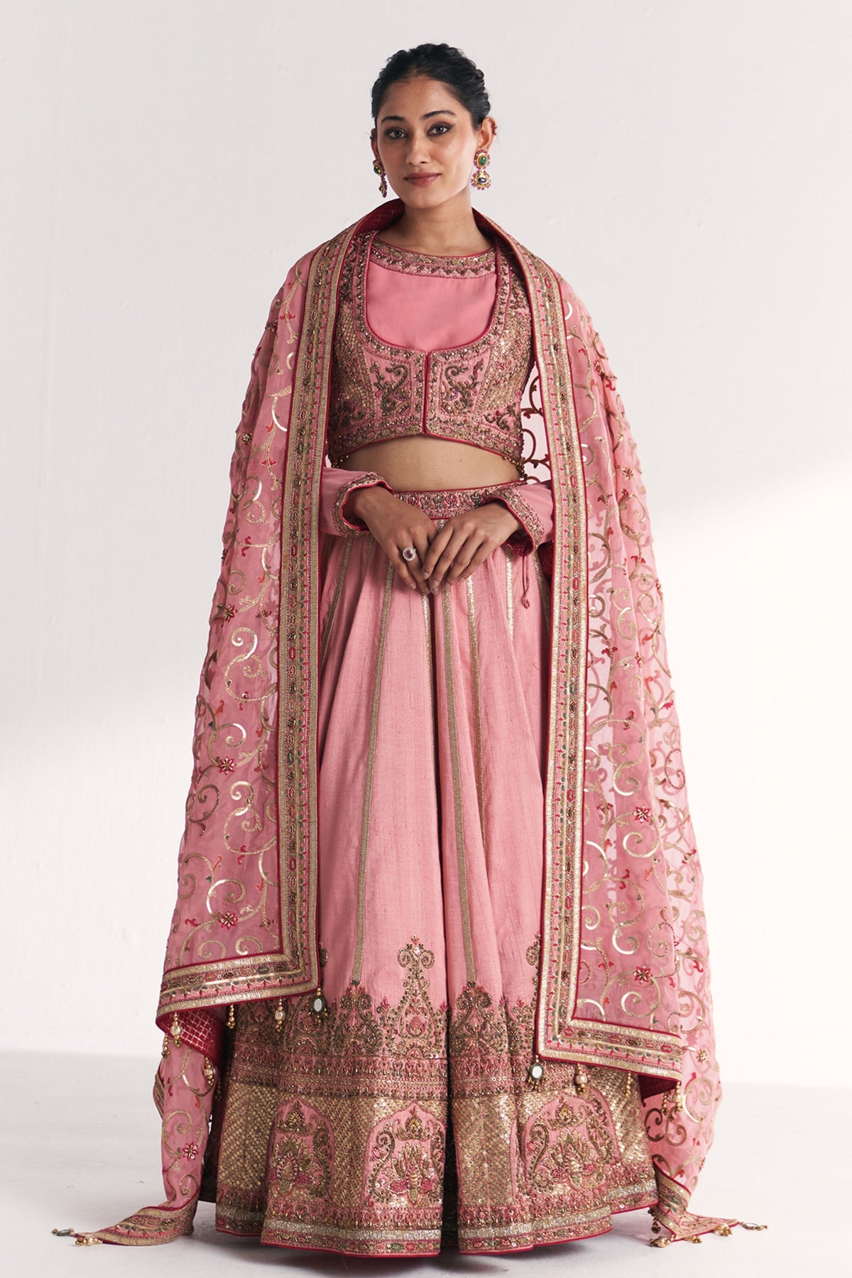 Neelkamal Light Pink Lehenga Set