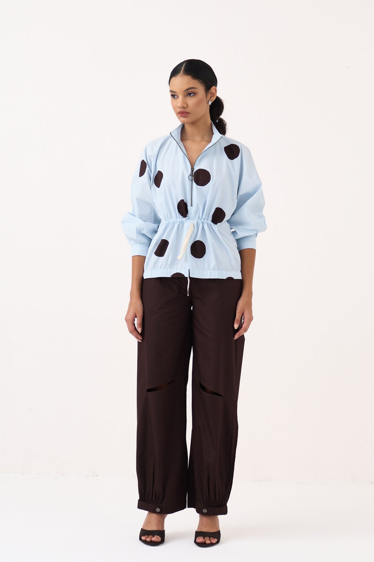 Drawstring Polka Co-Ord Set