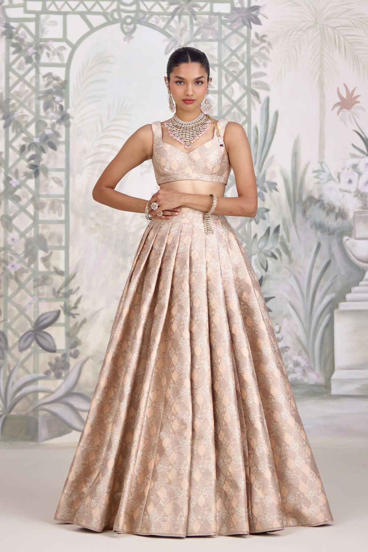 Moonlight Grey Lehenga Set
