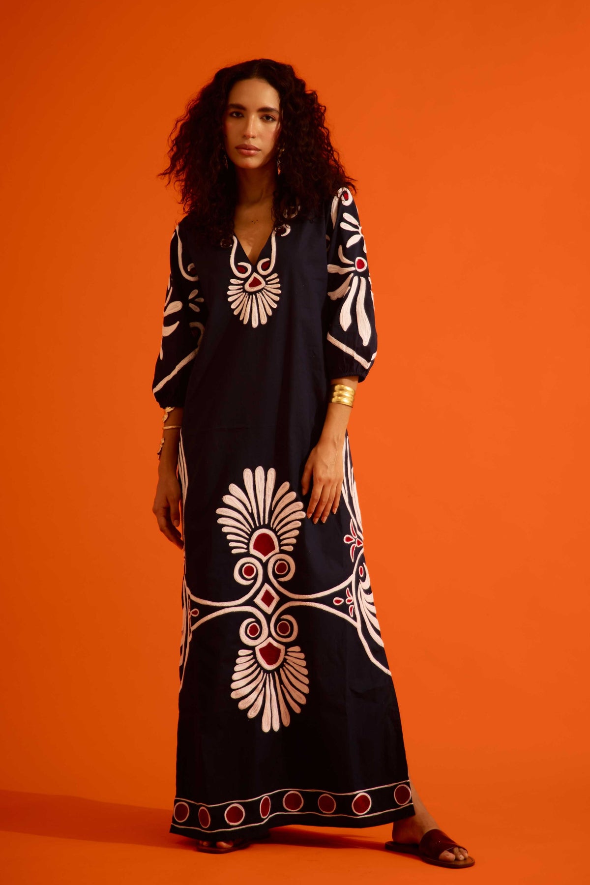 Black Botanical Maxi