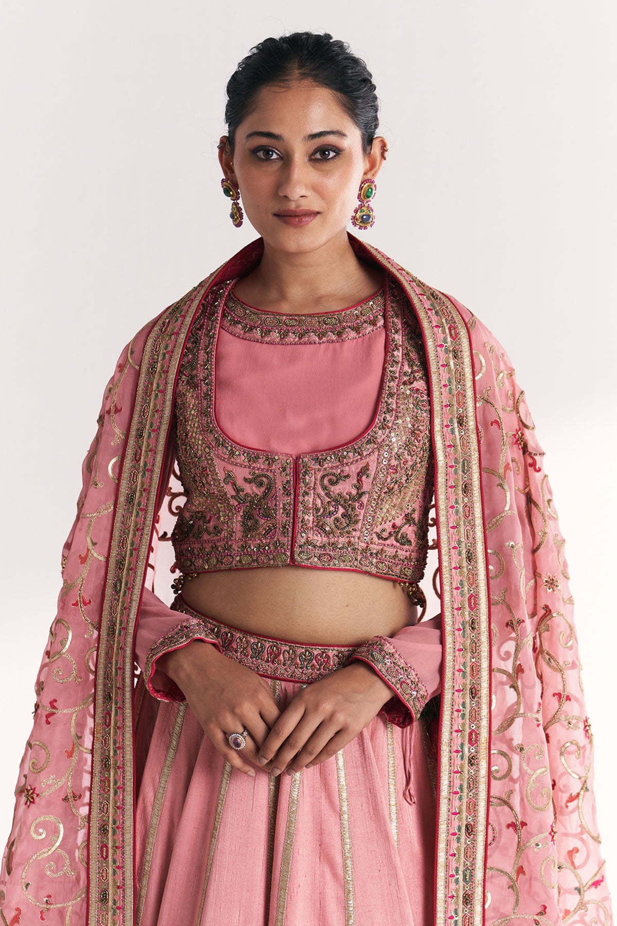 Neelkamal Light Pink Lehenga Set