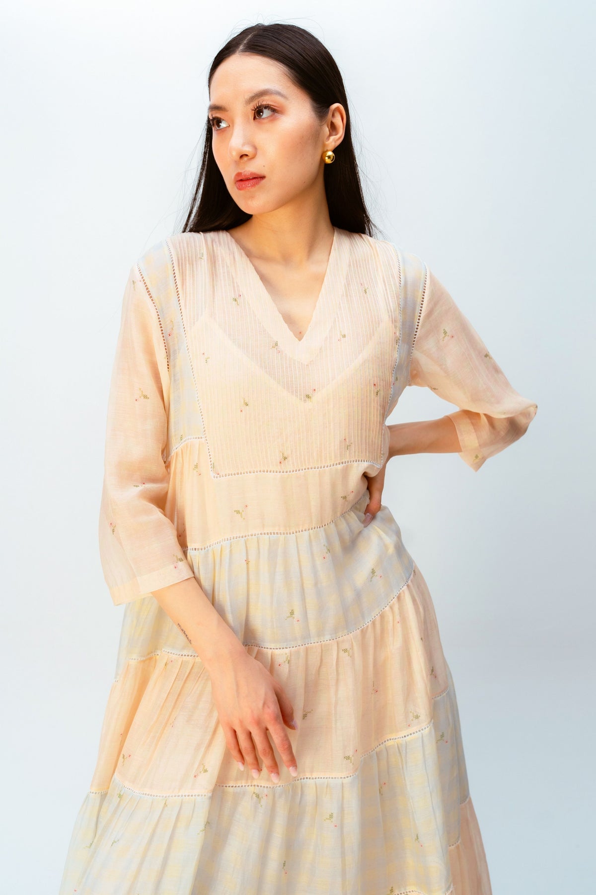 Golden Canopy Dress