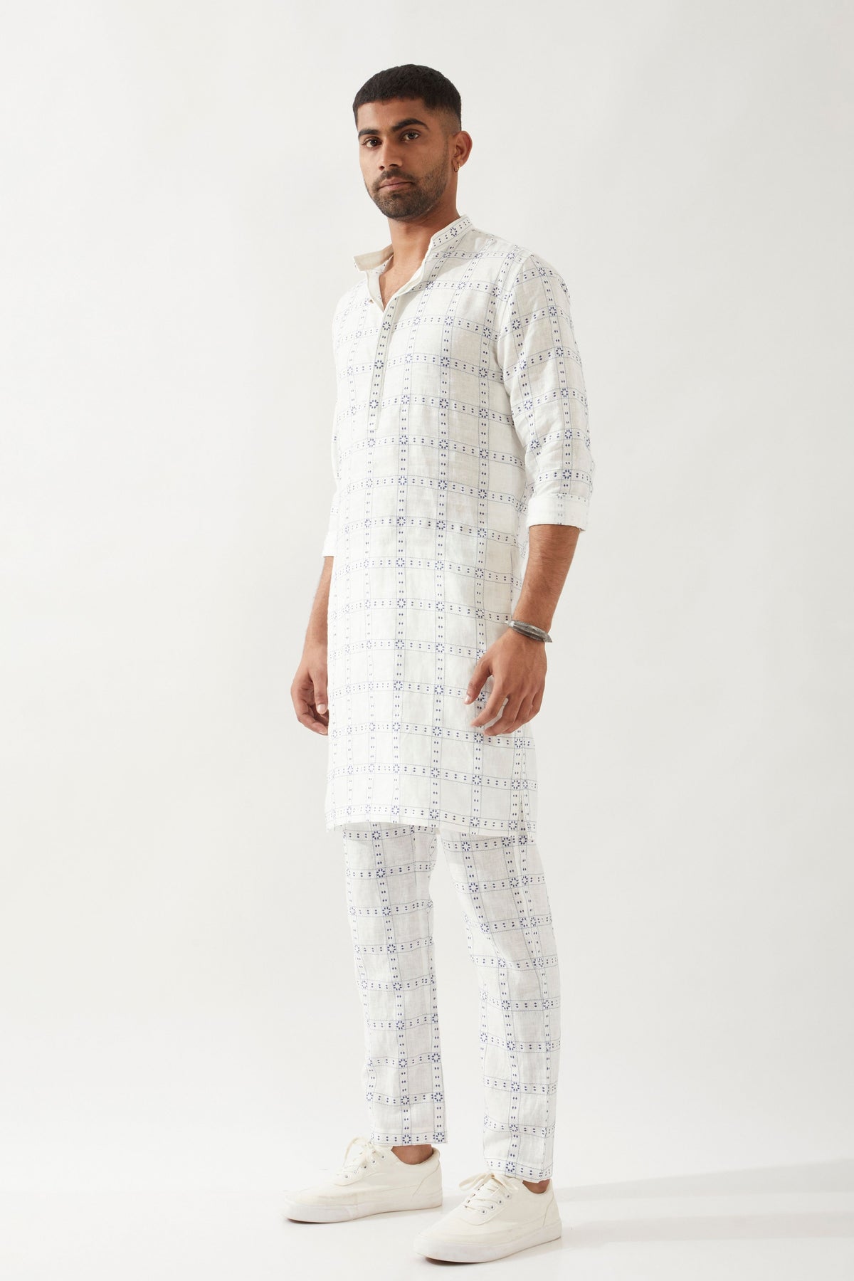 Kent Regal White Kurta Set