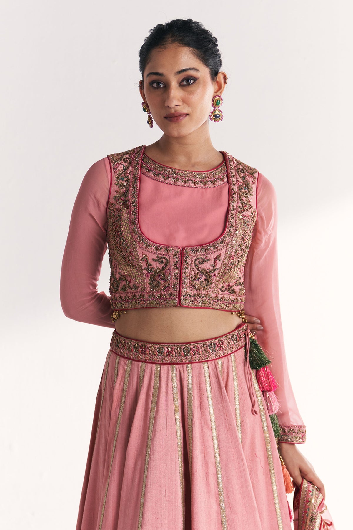 Neelkamal Light Pink Lehenga Set