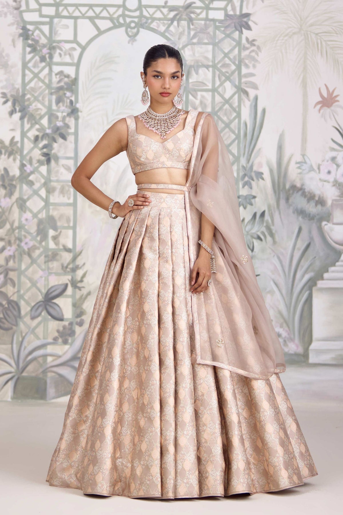 Moonlight Grey Lehenga Set