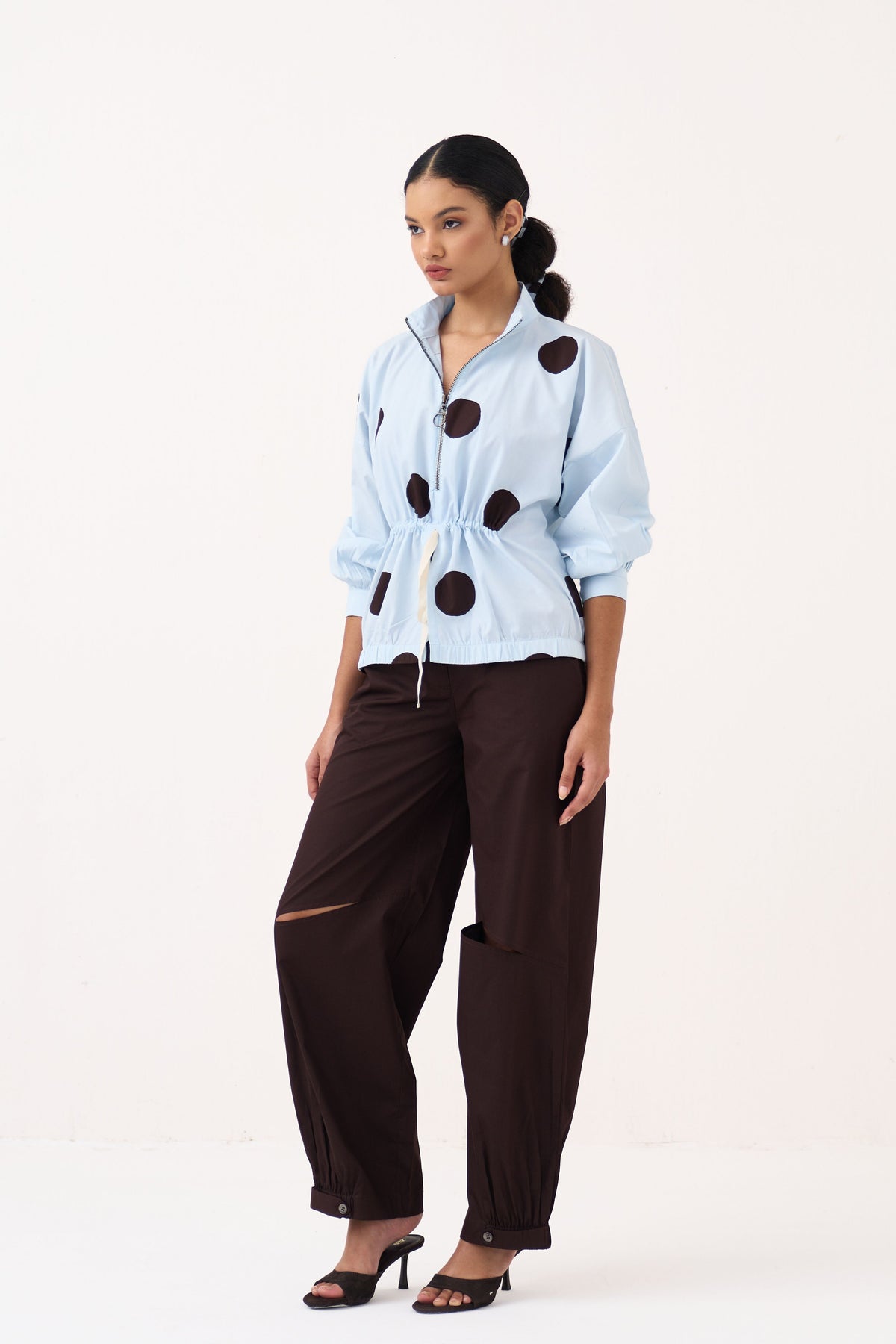 Drawstring Polka Co-Ord Set