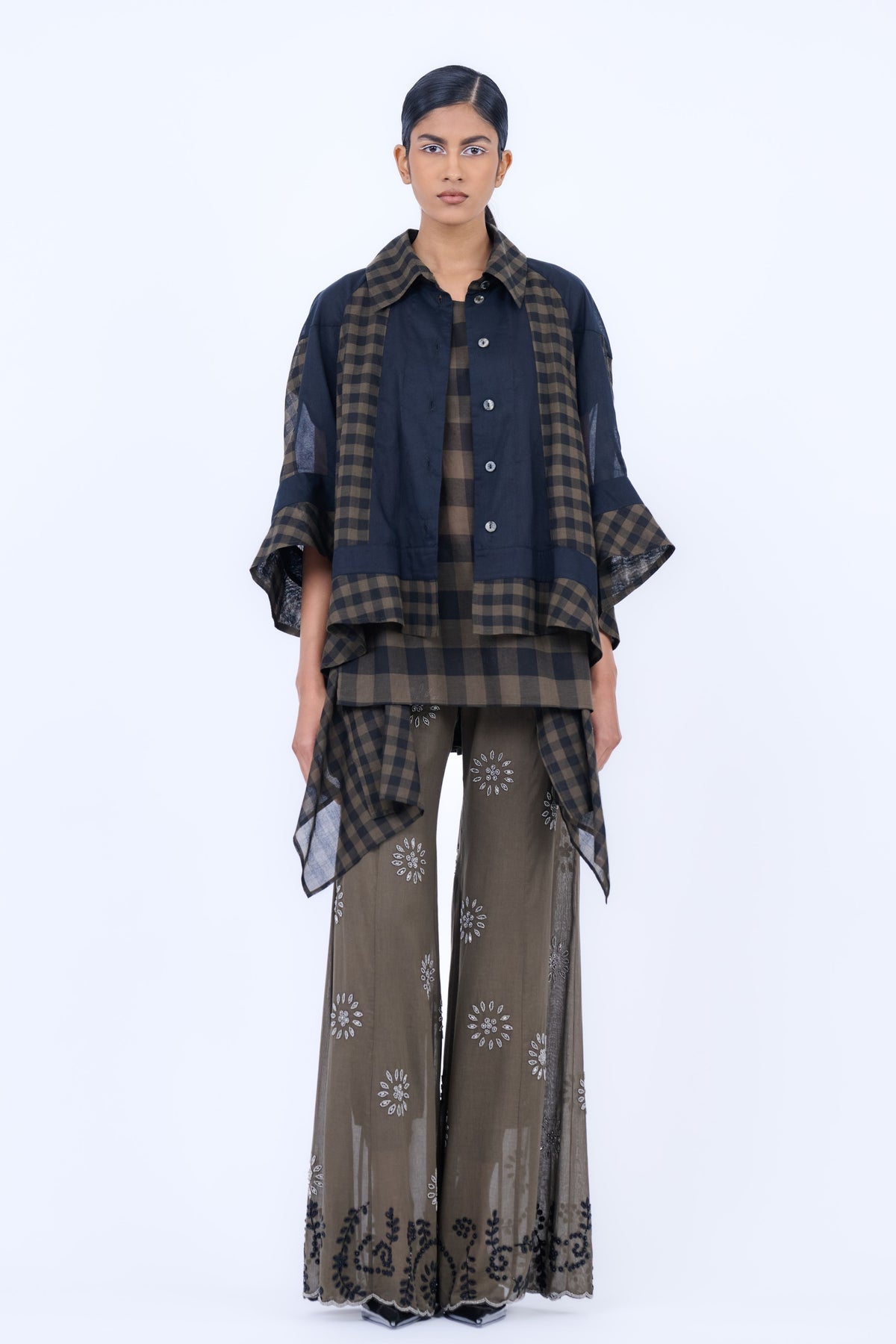 Yarn Dyed Cotton Khaki Jacket