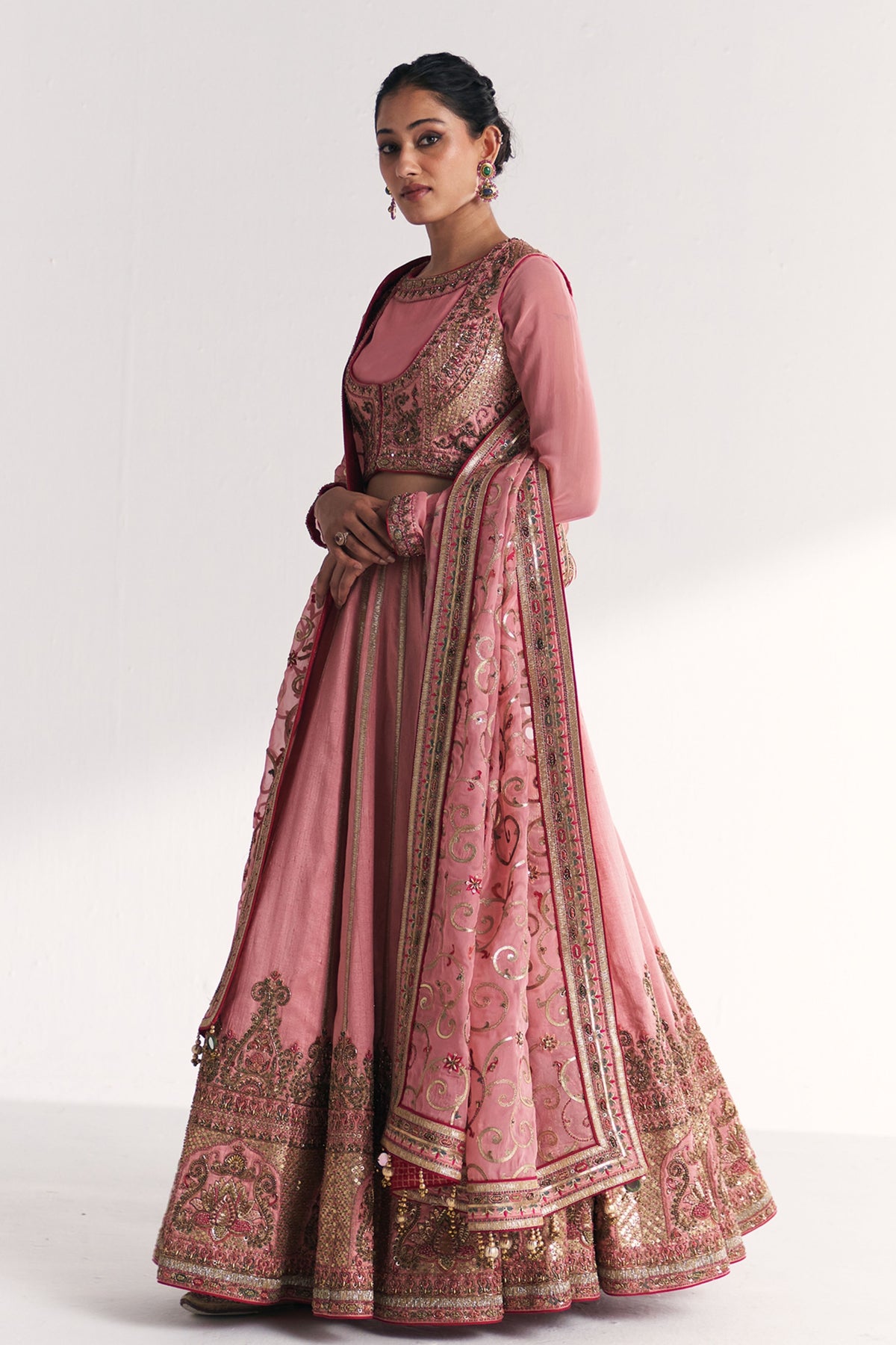 Neelkamal Light Pink Lehenga Set