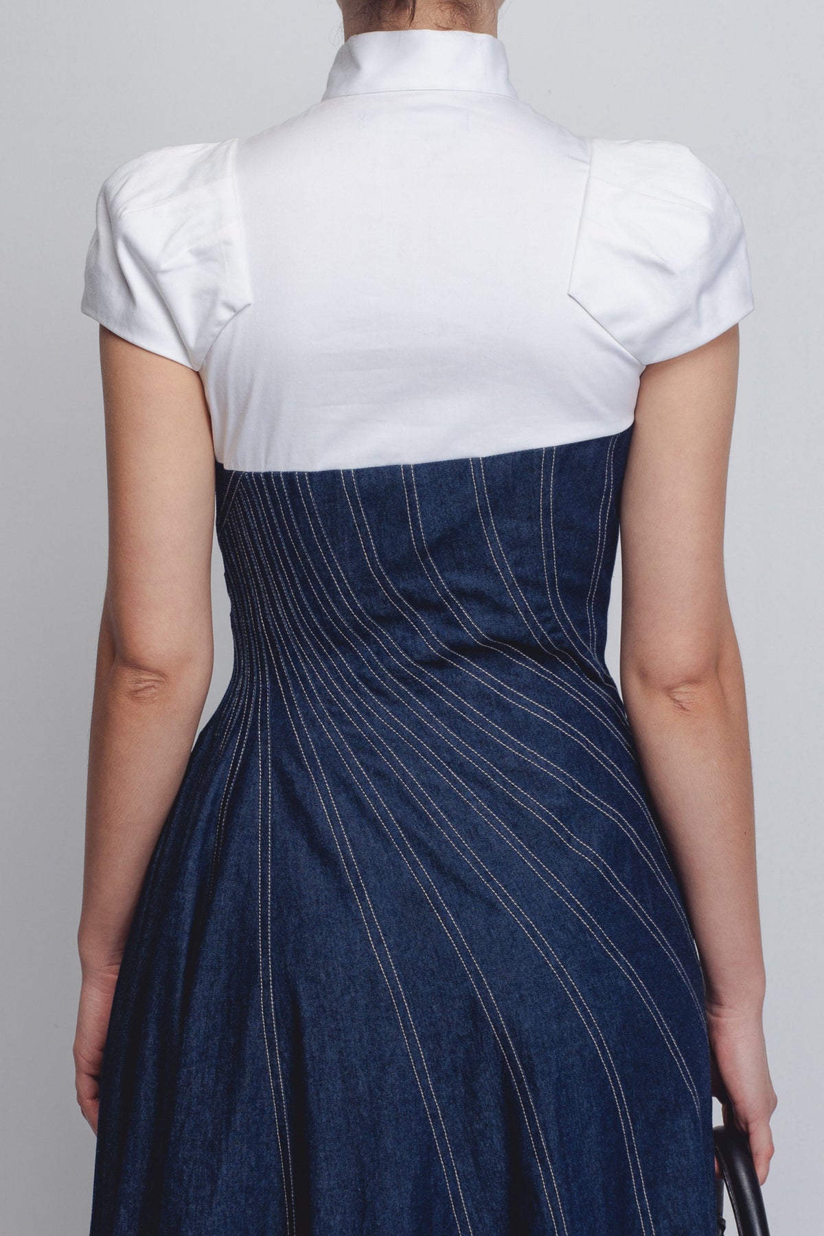 Denim Swirl Dress