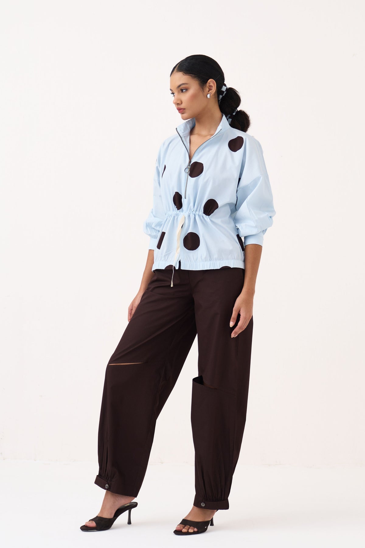Drawstring Polka Co-Ord Set