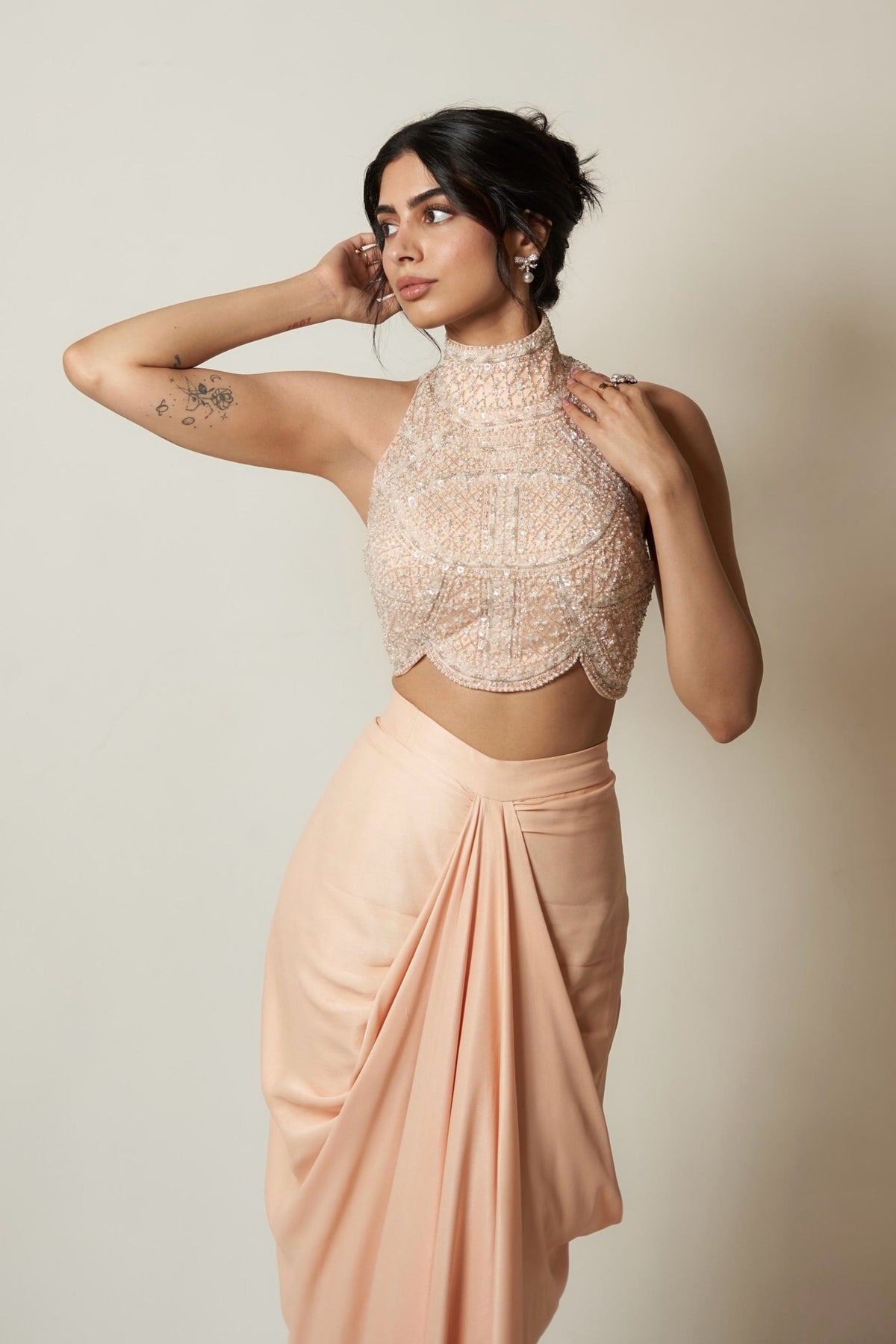 Khushi Kapoor in Mala And Kinnary