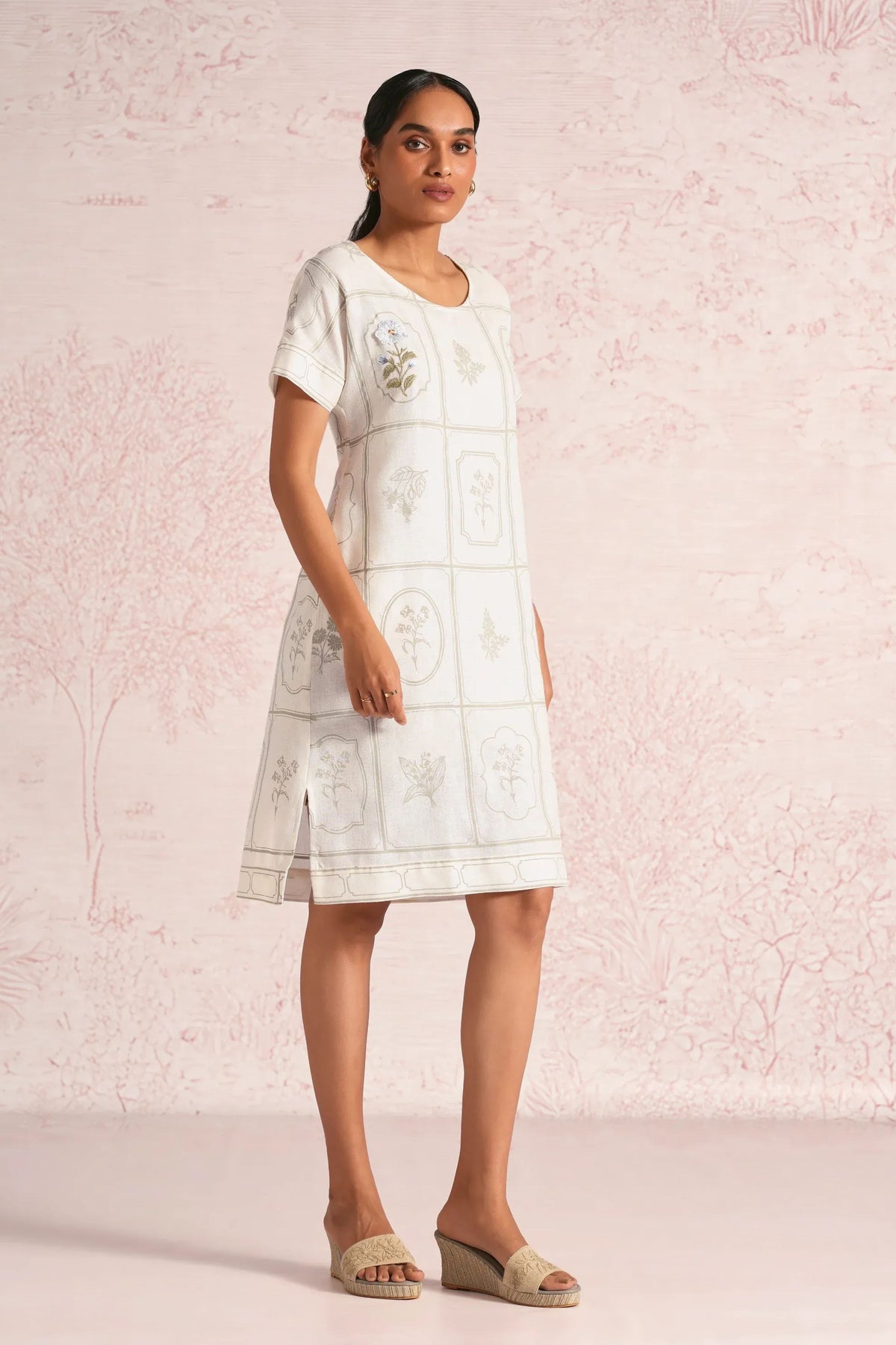 Garden Gallery Off White Dress