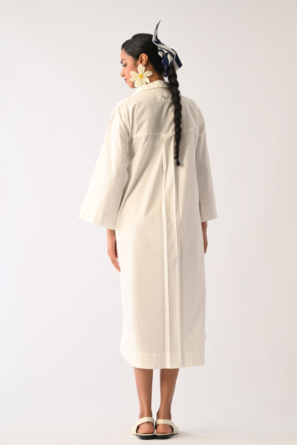 Botanica Ivory Wrap Applique Dress