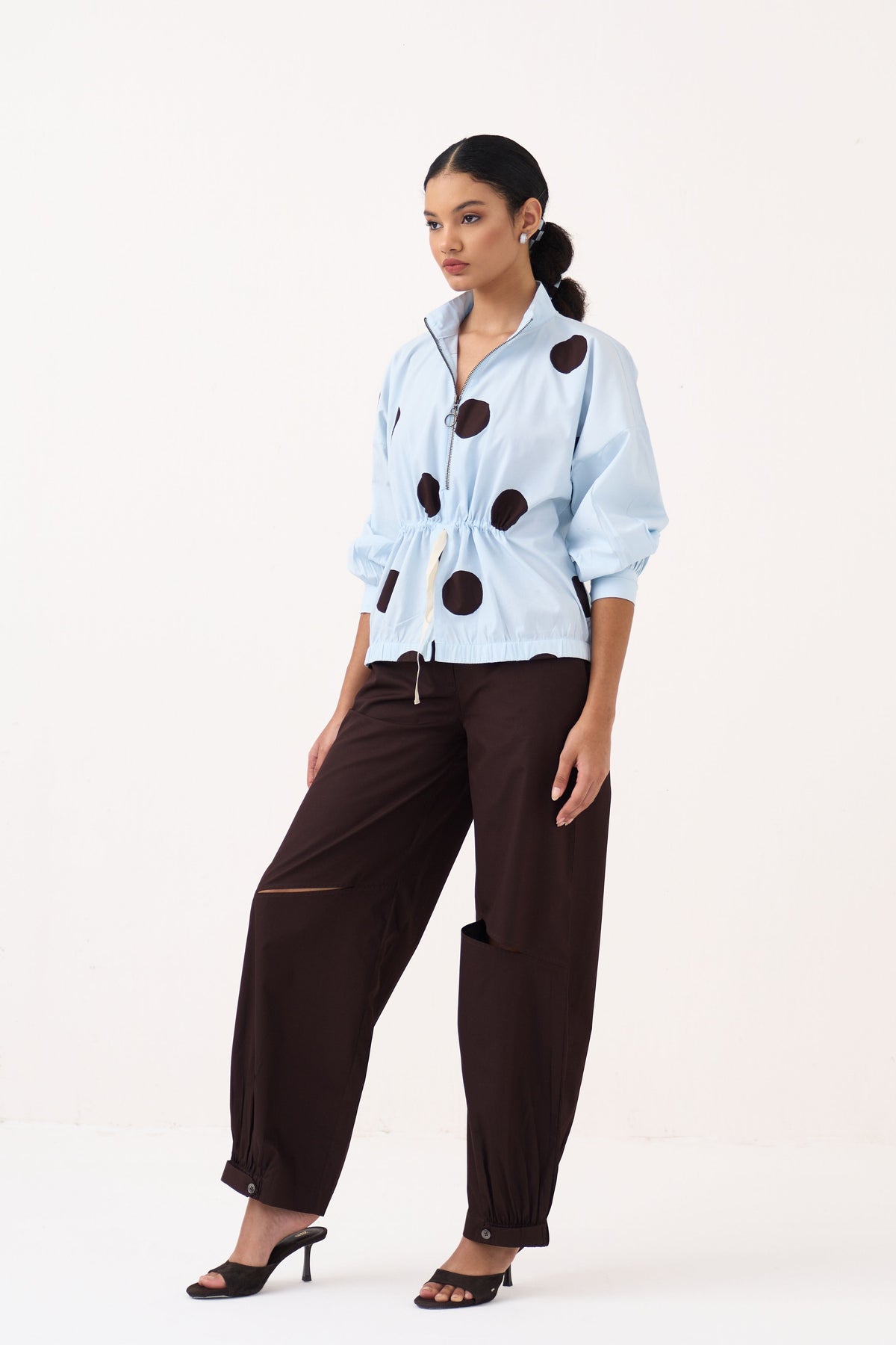 Drawstring Polka Co-Ord Set