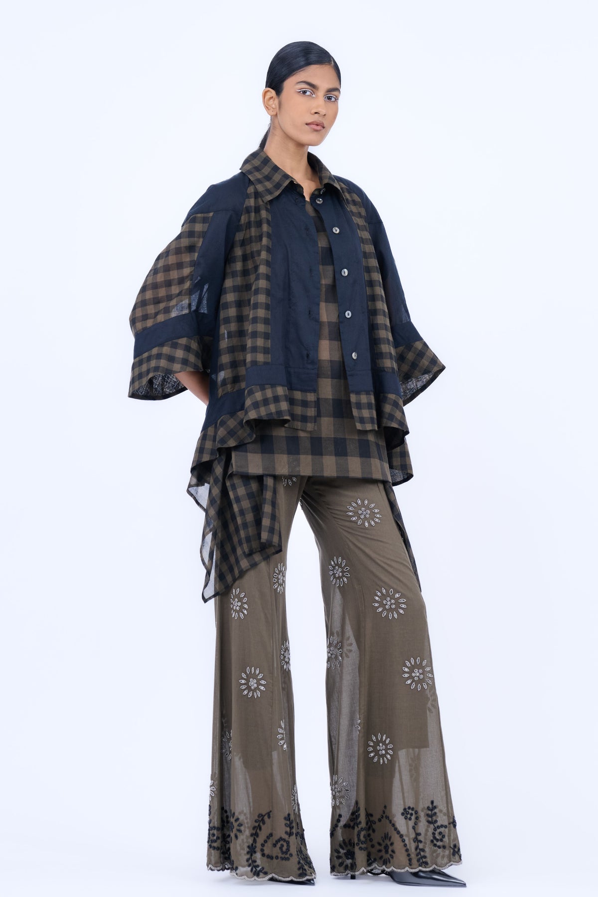 Yarn Dyed Cotton Khaki Jacket