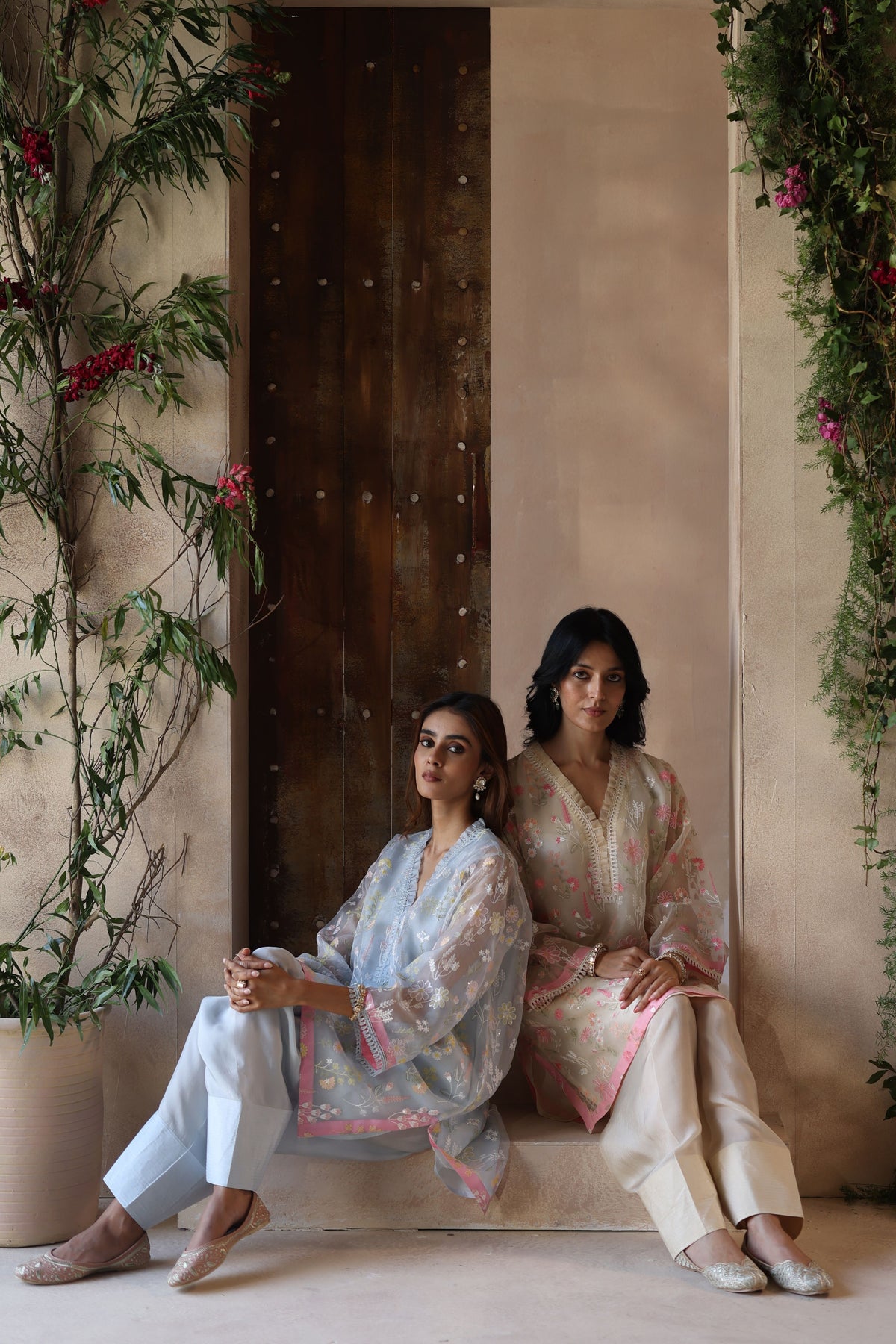 Eraya Pastel Blue Kurta Set