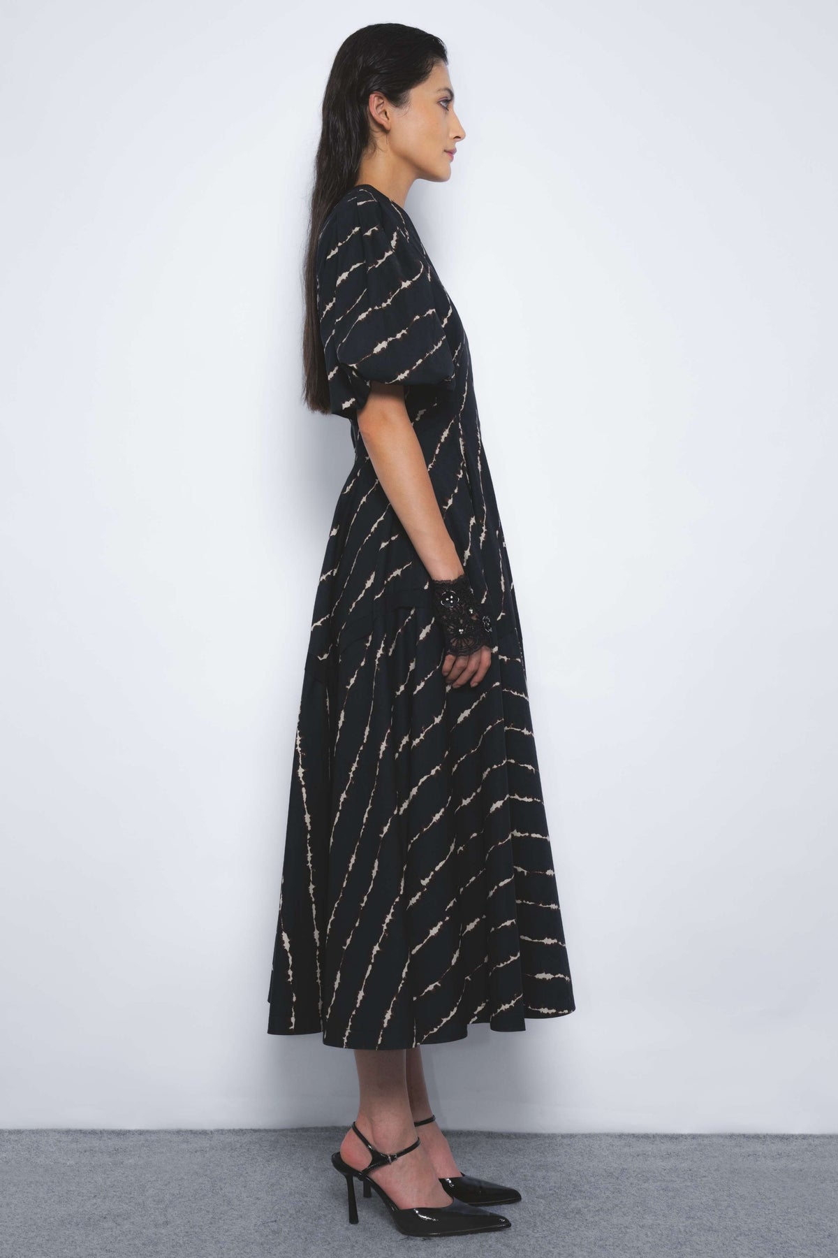 Thalia Dress in Spina Print
