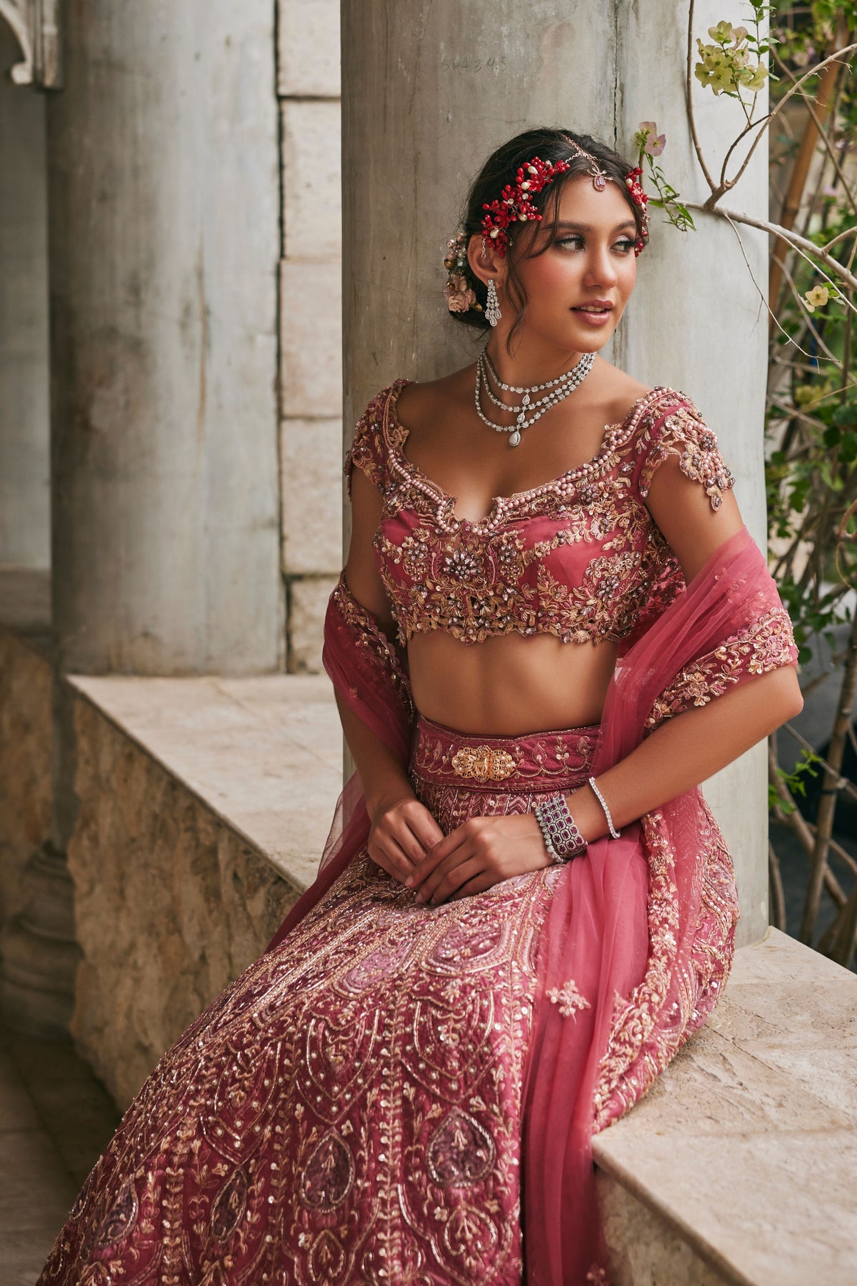 Dusk Blossam Lehenga set