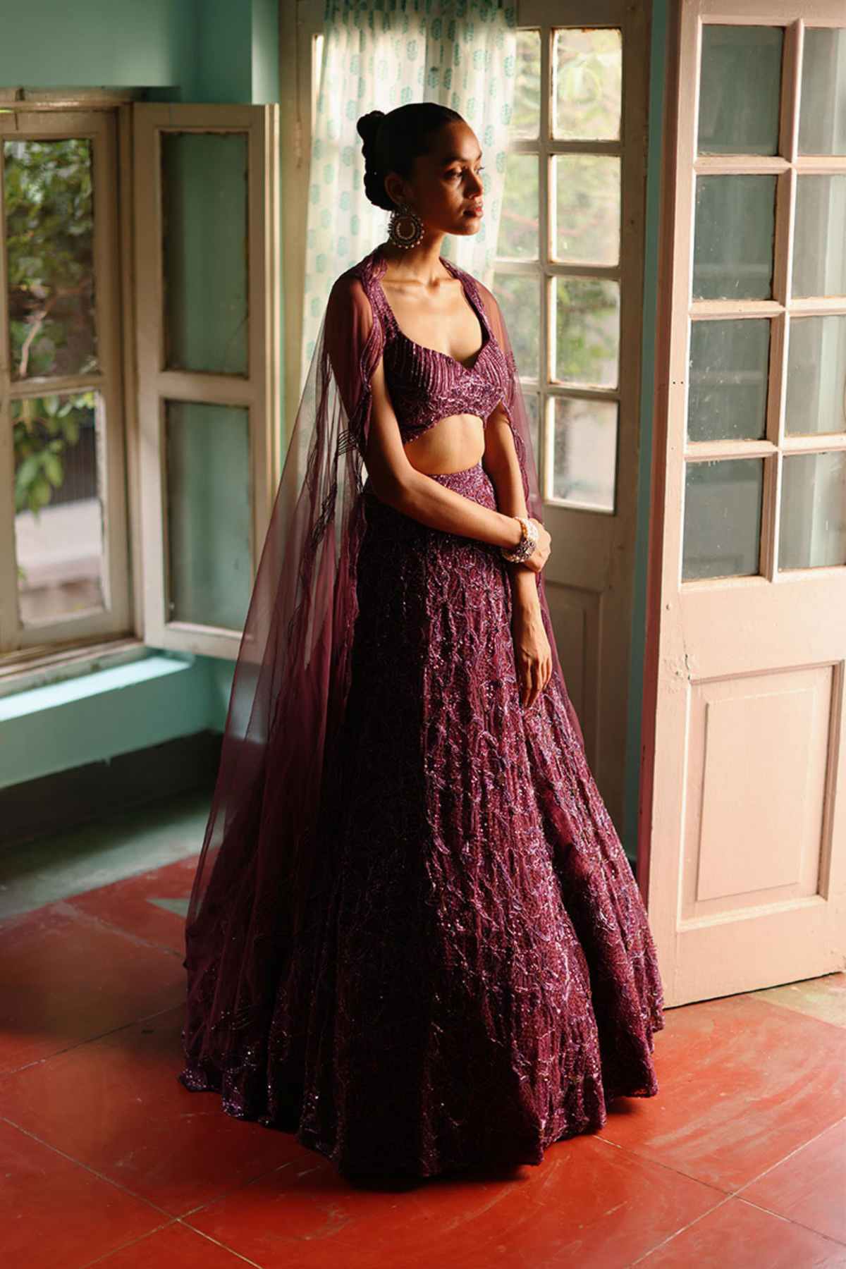 Floral Symphony Lehenga Set
