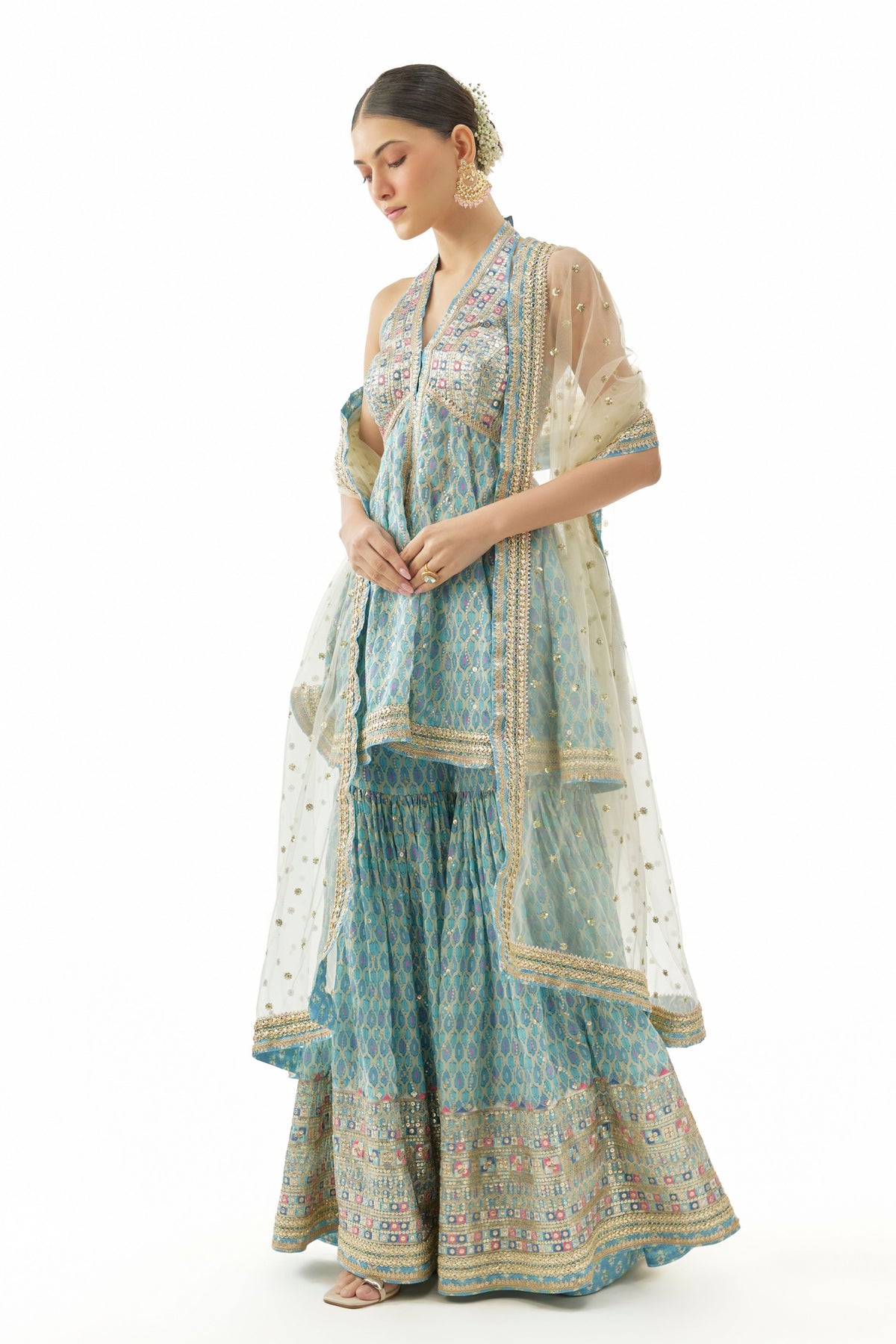 Janhavi Sharara Set