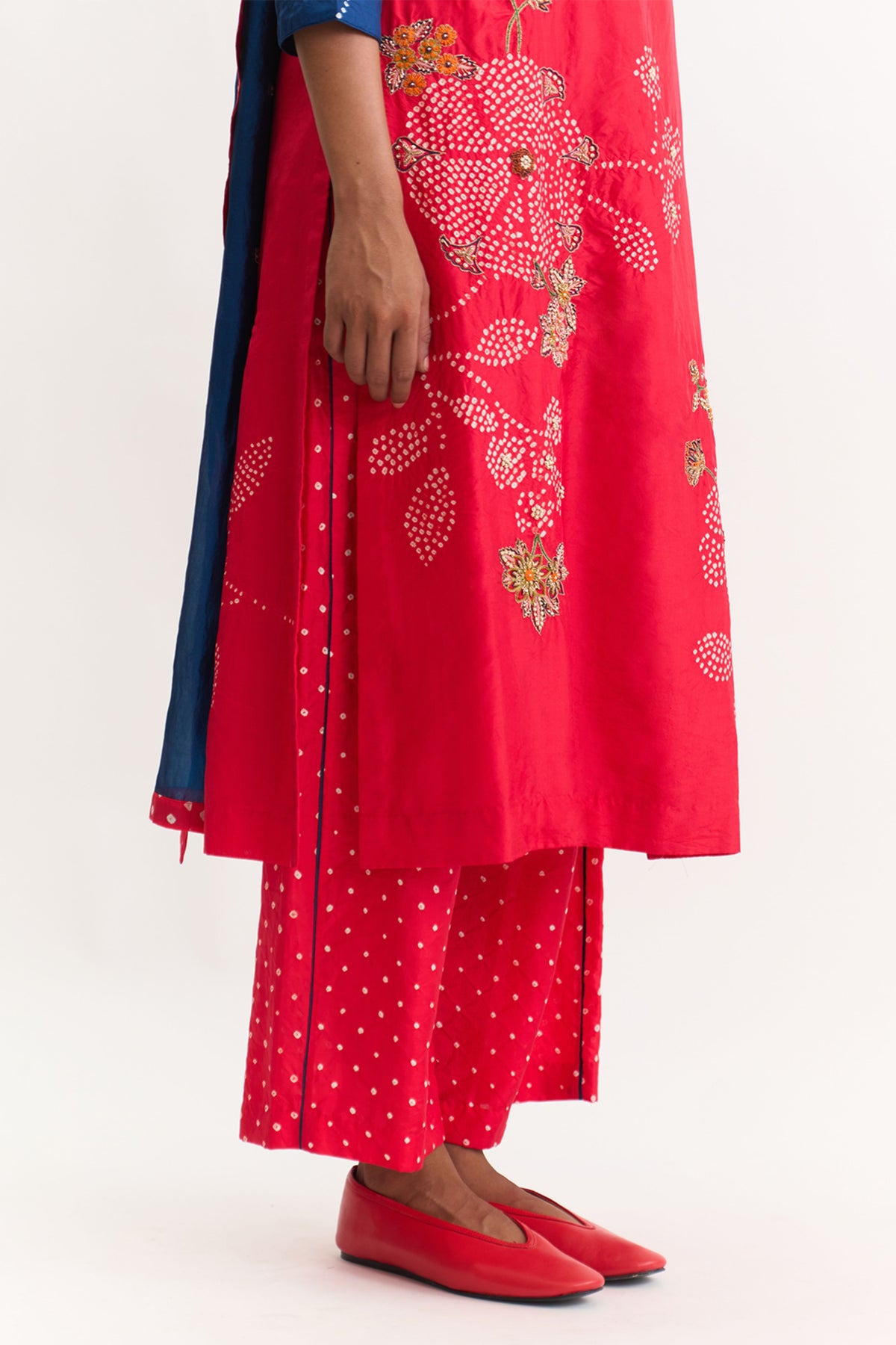 Sakura Tomato Blue Kurta Set