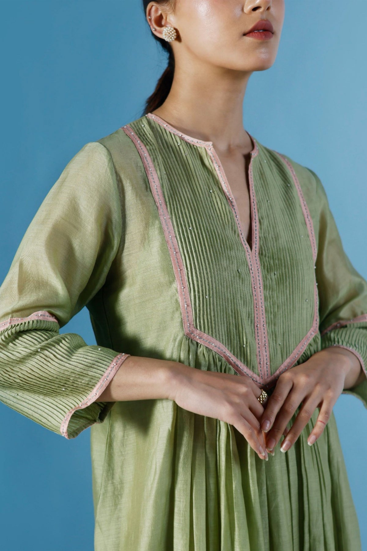 Alena Dress In Green