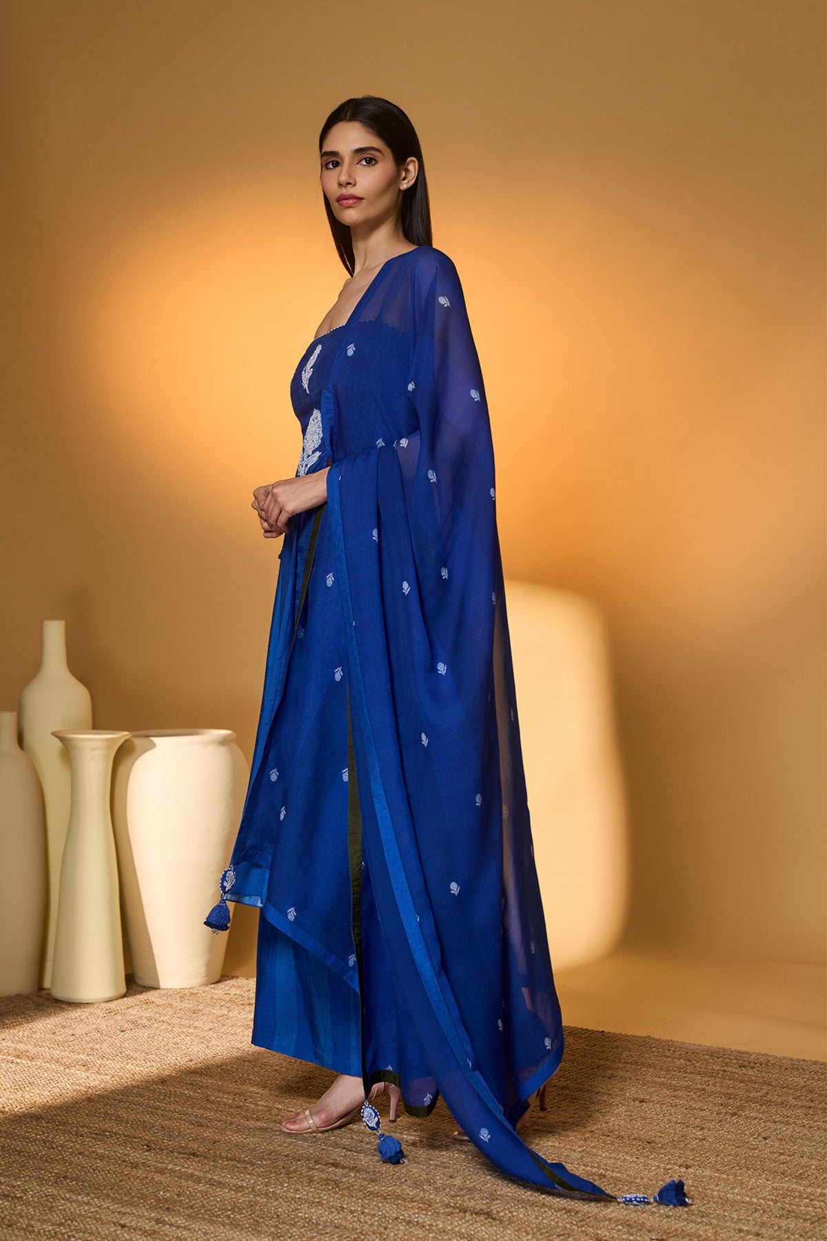 Heart of Eden on Ocean Haze Kurta Set