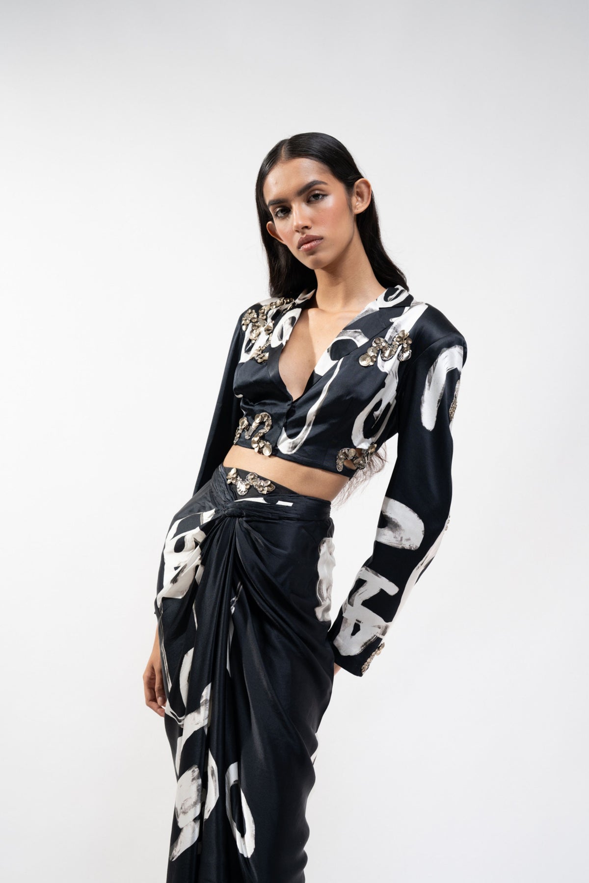 Knotted Skirt Set