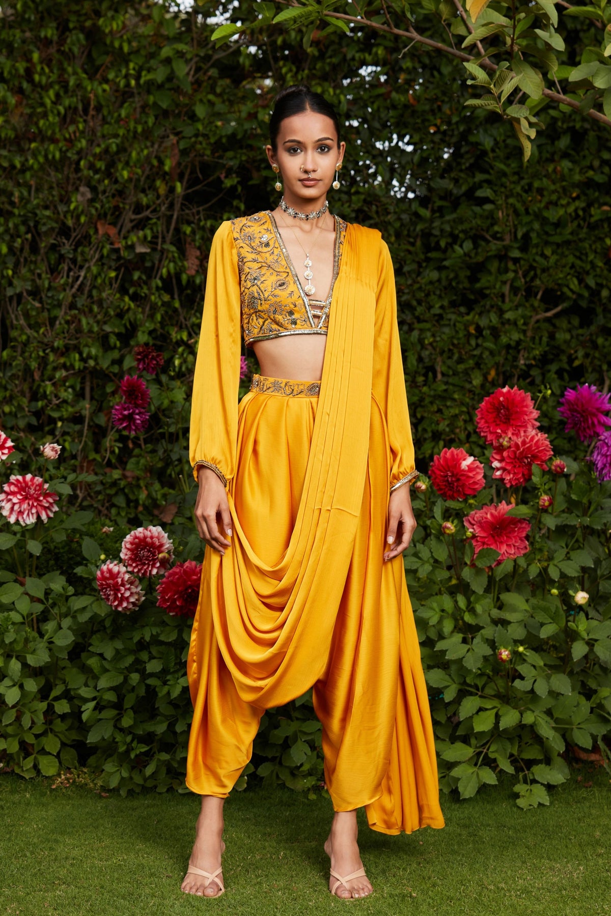 Anisa Drape Saree set