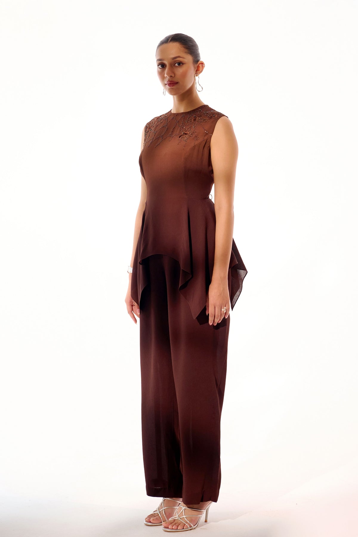 Brown Sapphire Co-ord Set