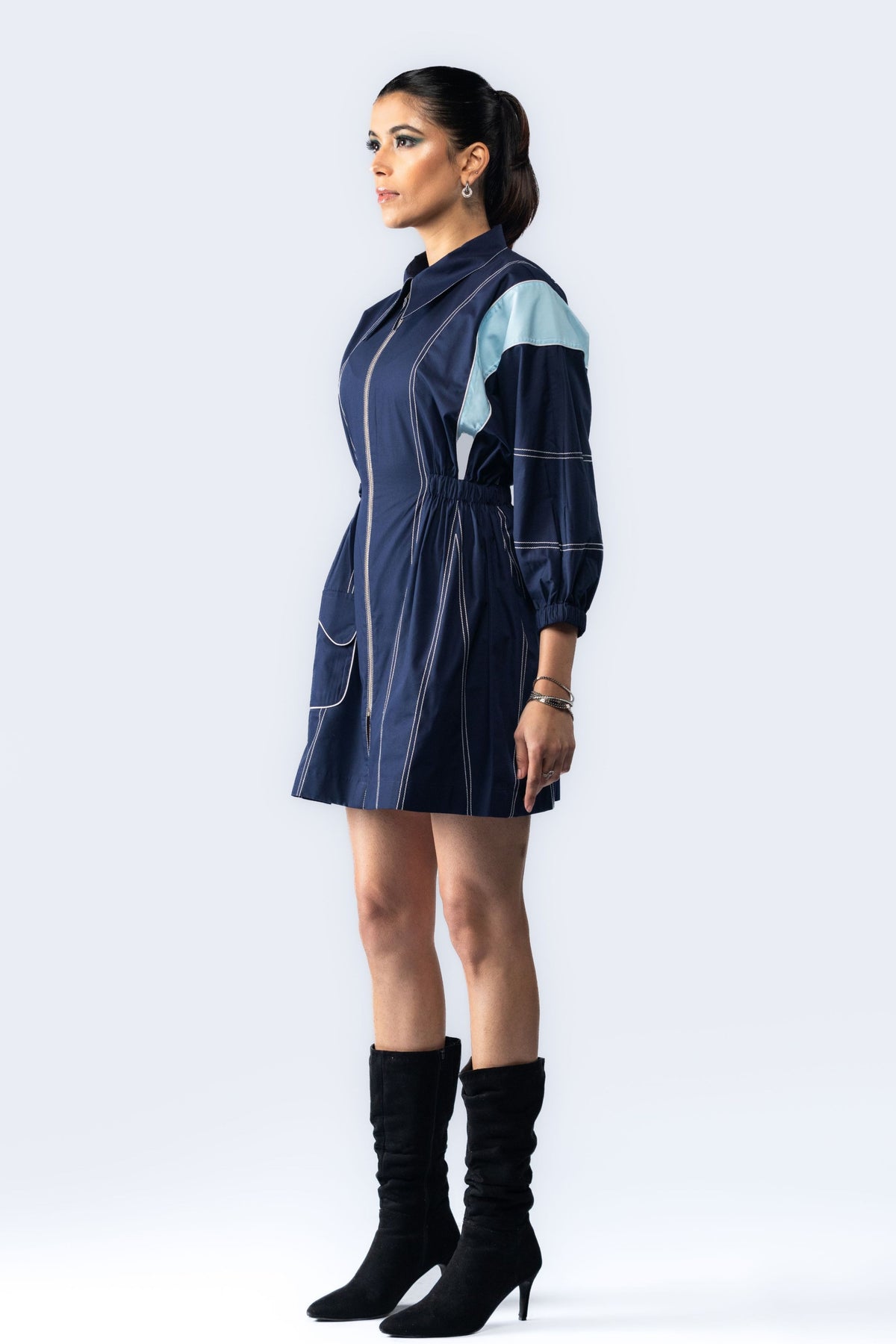 Colour Blocking Dress
