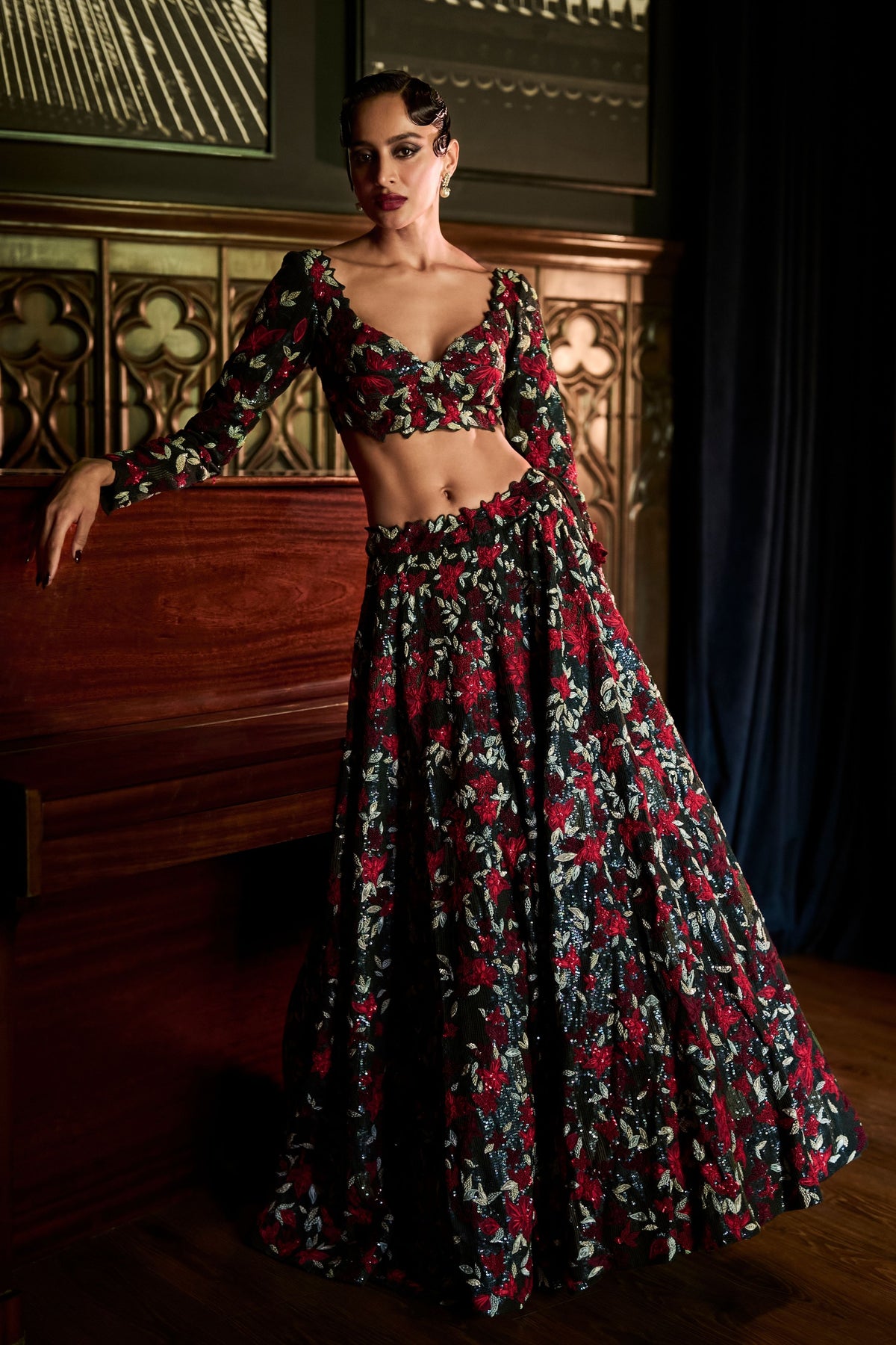 Elysian Bloom Lehenga Set