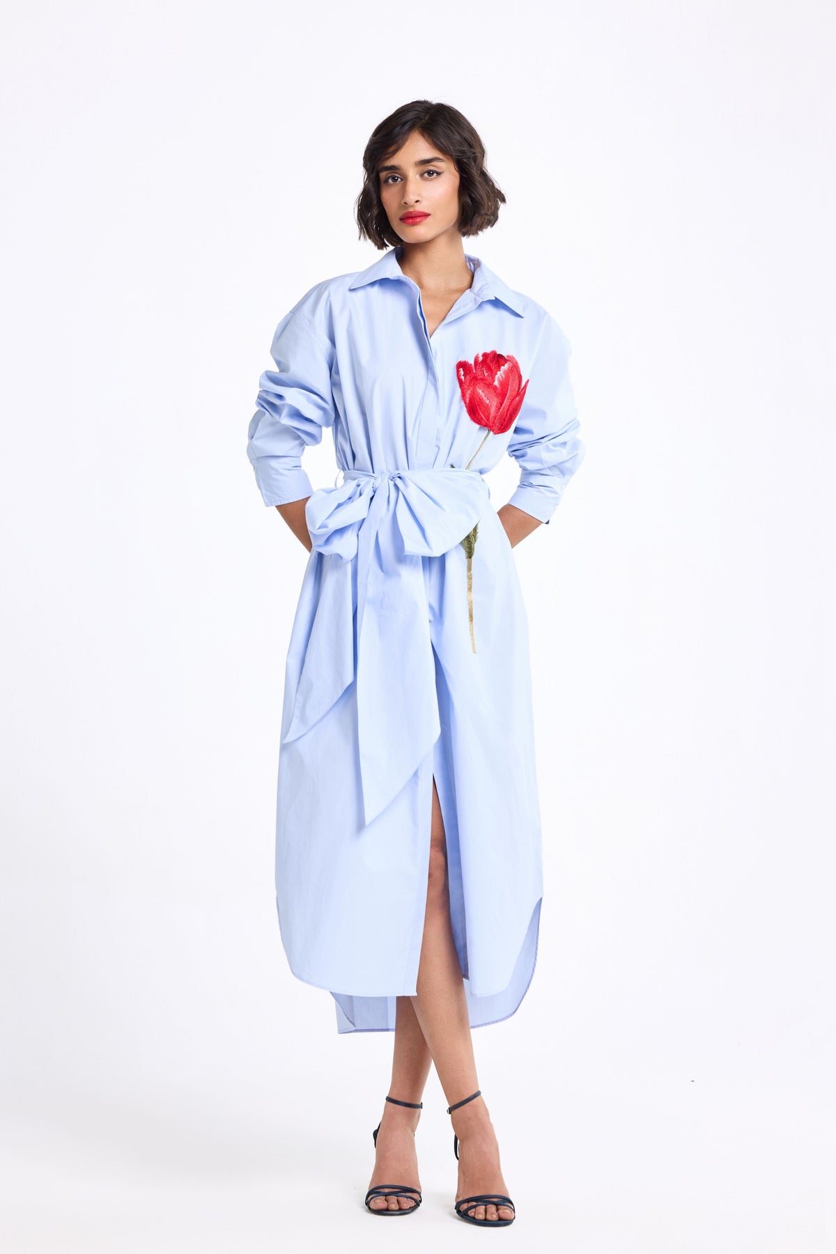 Tea Length Shirt Dress