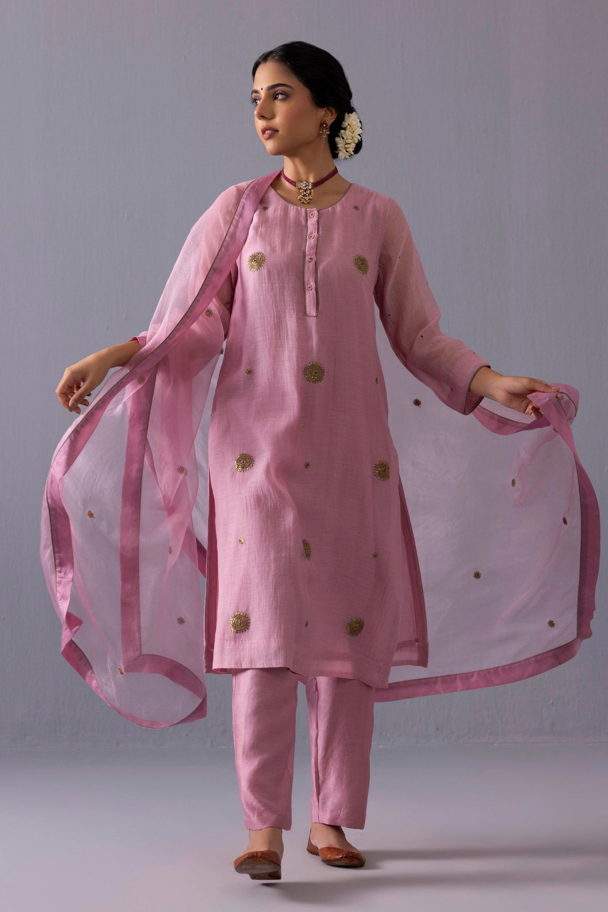 Malti Pink Kurta Set