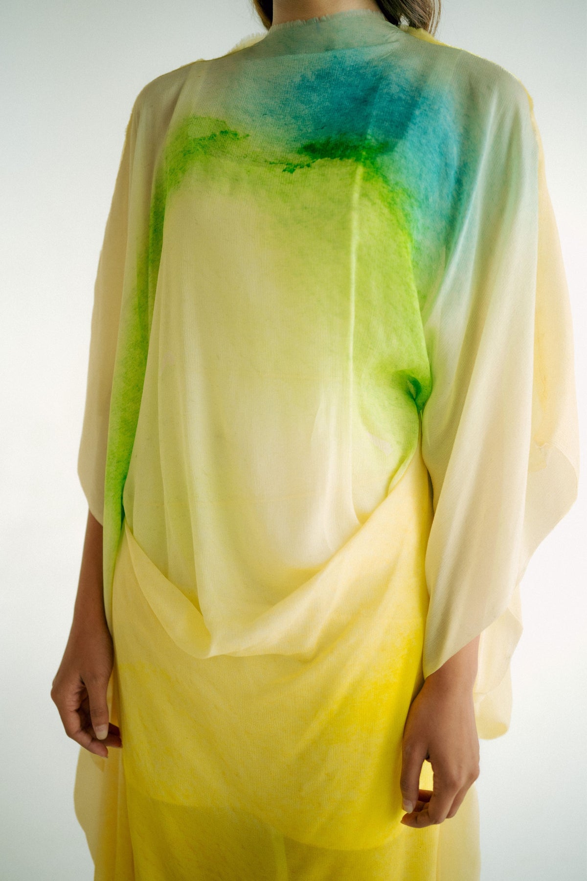 Printed Tie Up Kaftan