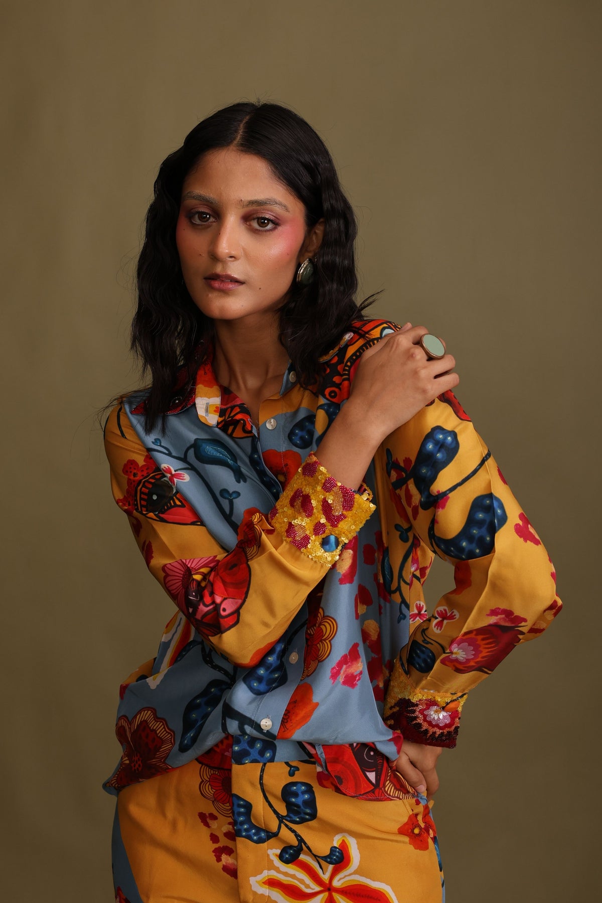 Wildbloom  Embroidered Shirt