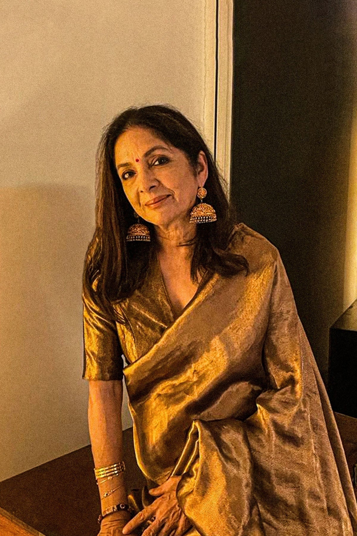 Sunehari Gold Saree