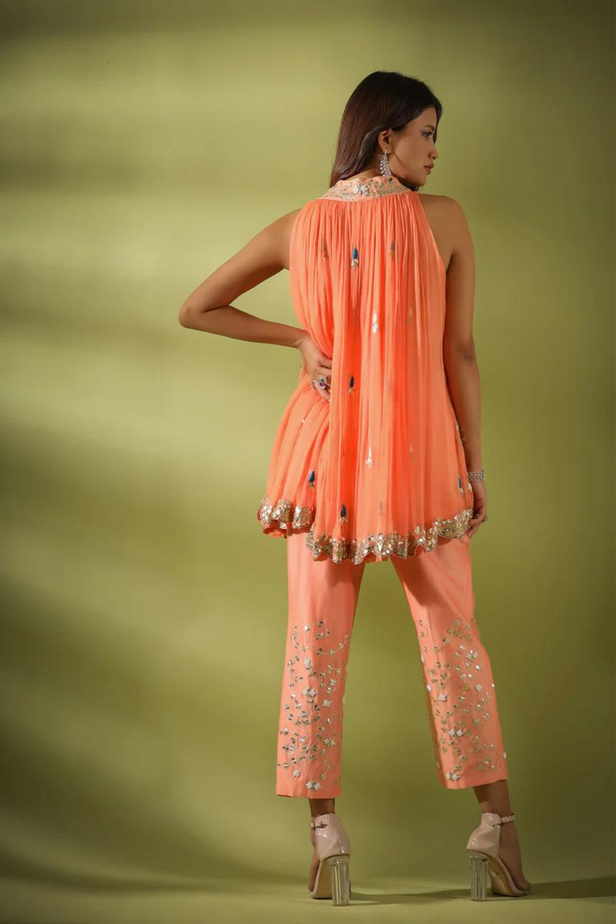 Peach Tunic Set