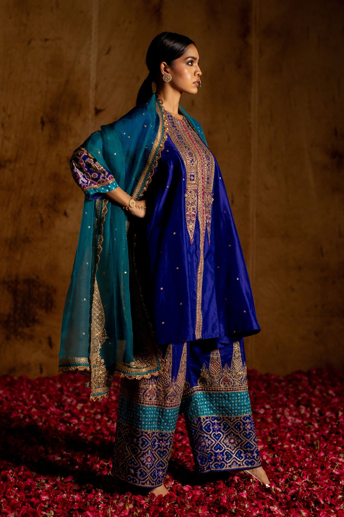 Turquoise Dupatta
