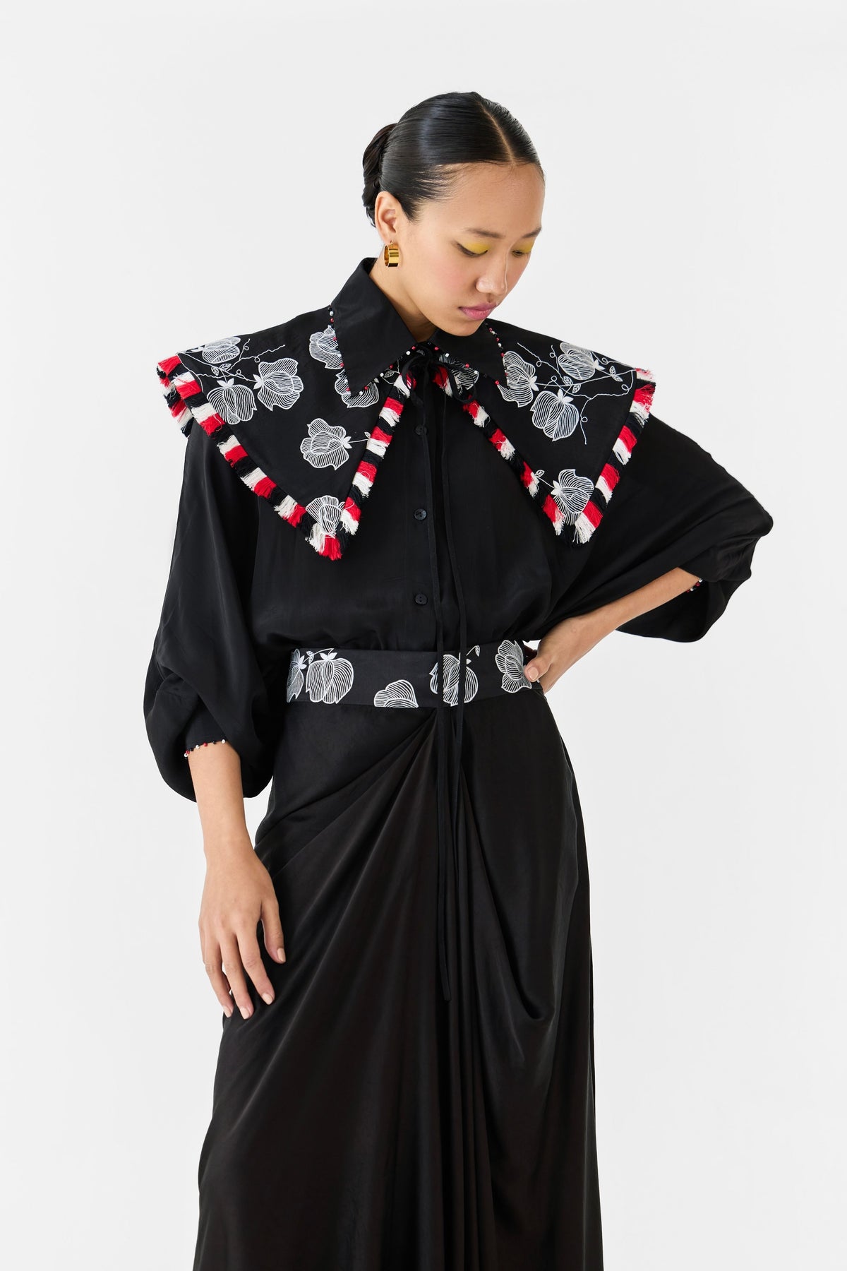 Black Tulip Batwing Co-ord Set