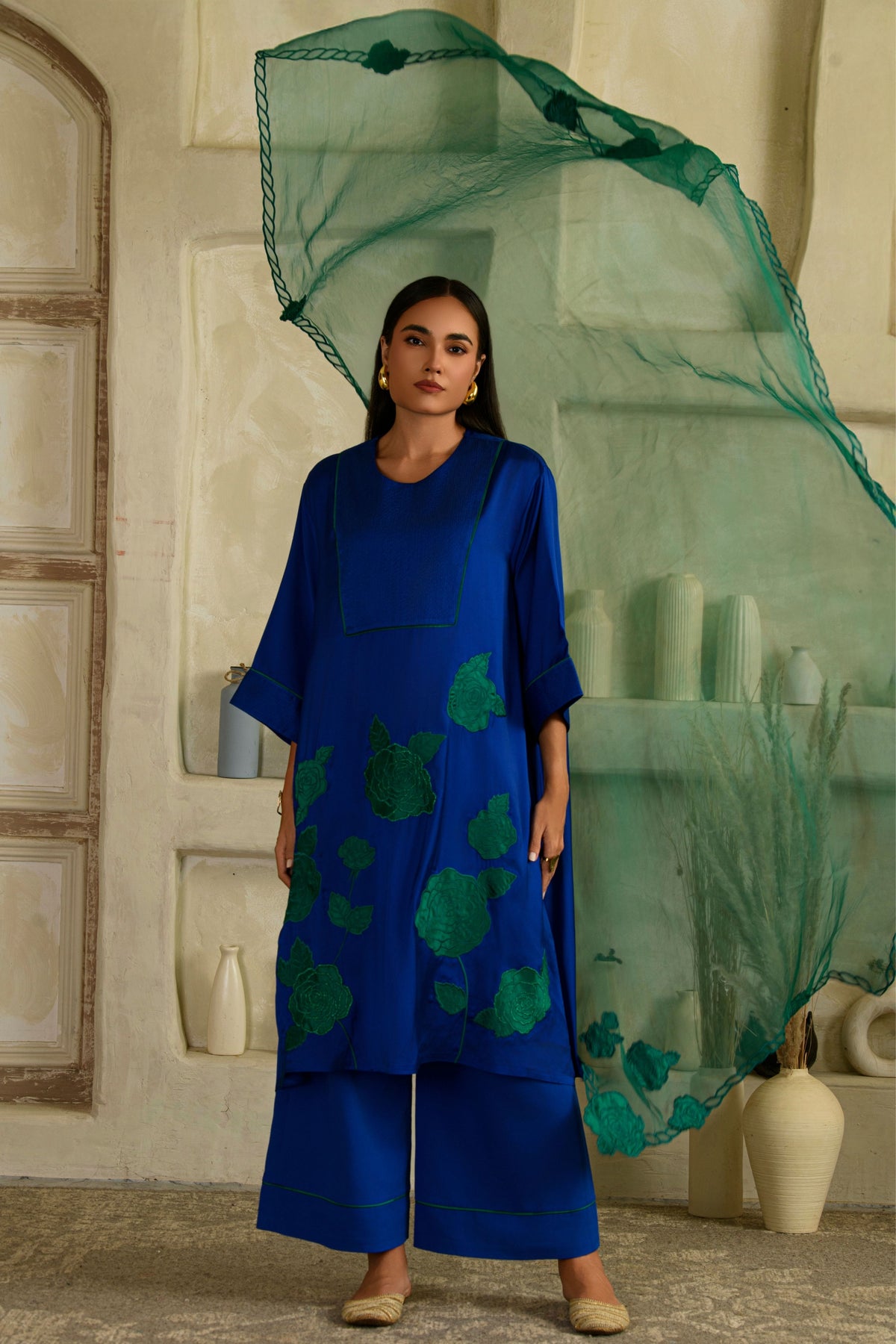 Gulabo Royal Blue Kurta &amp; Pants