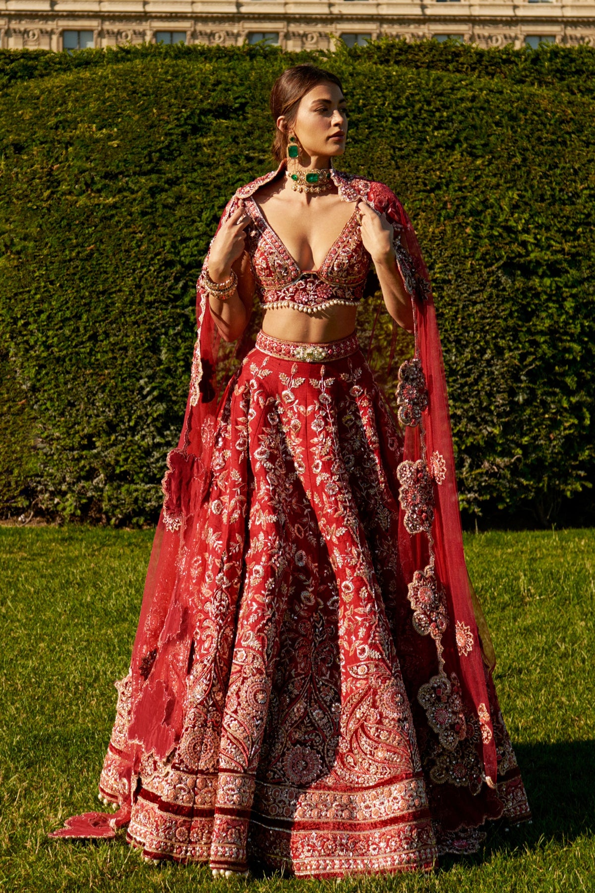 Red Lehenga Set