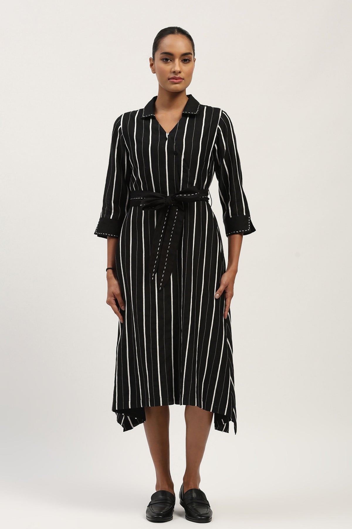 Tape Stripe Dress