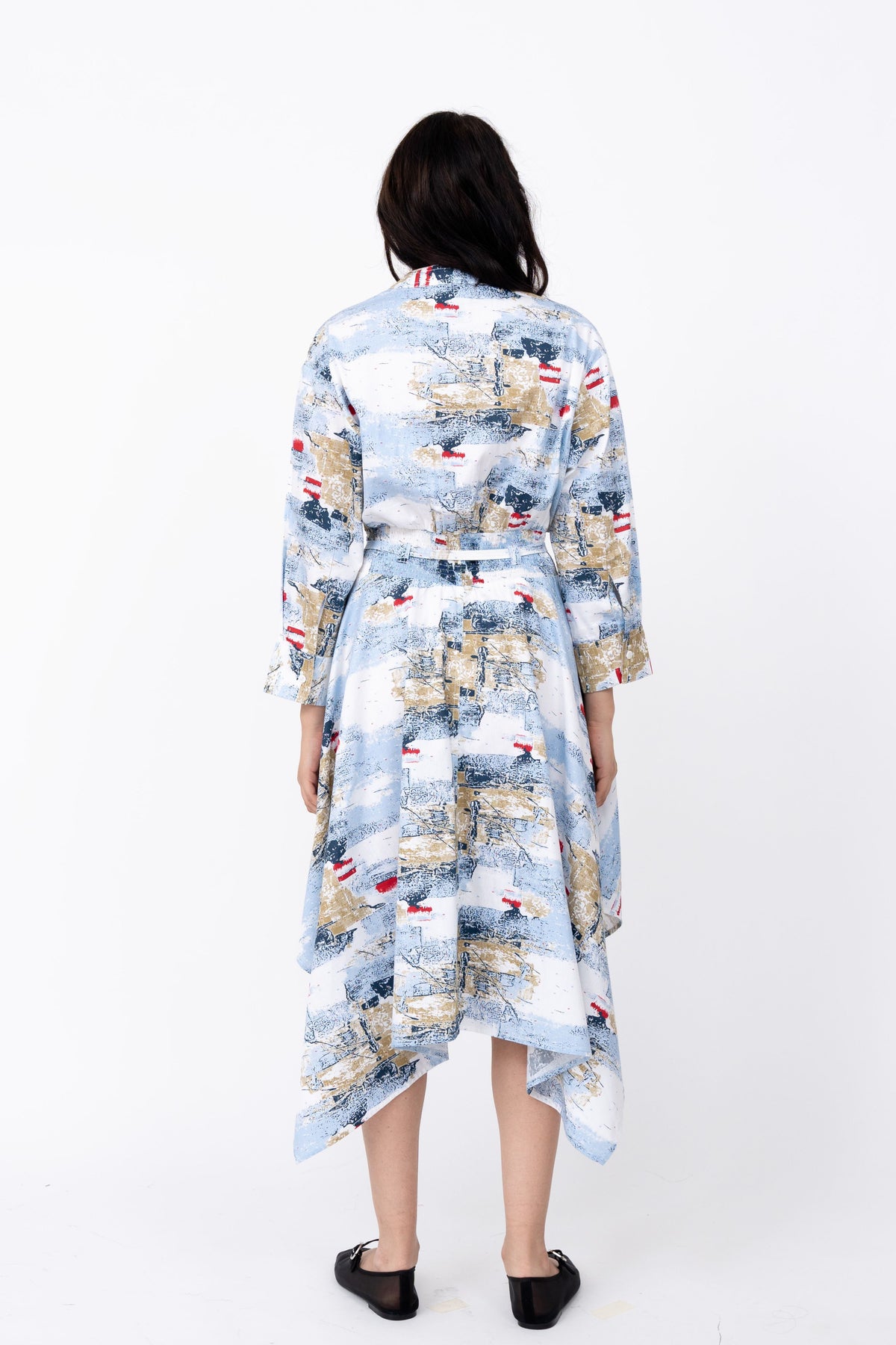 Abstract Canvas Print Hanker Dress