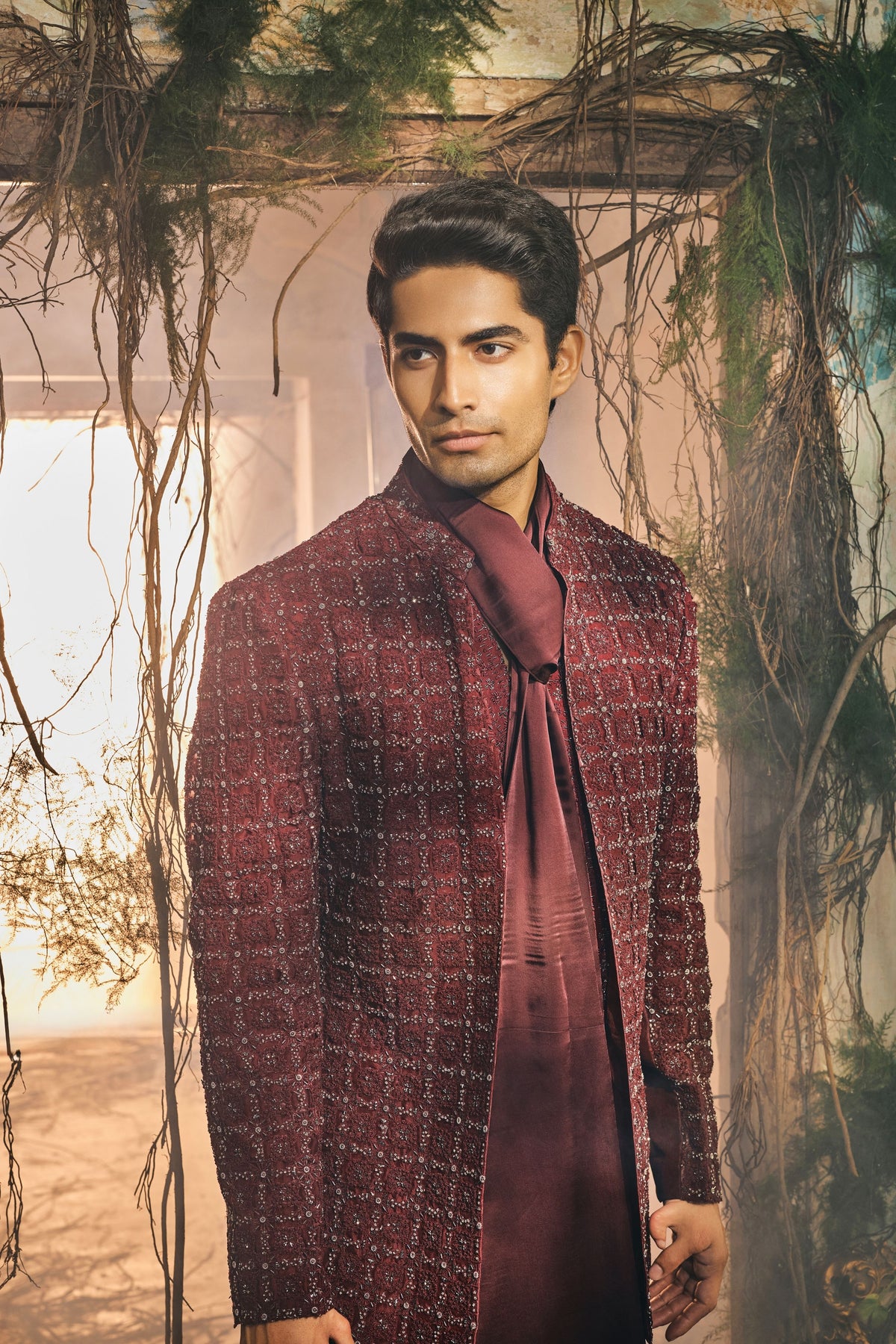 Chiset Cut Jacket Set