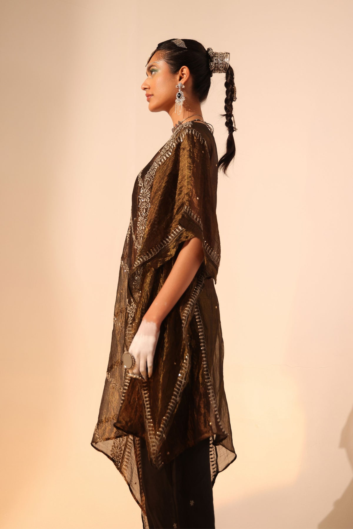 Brown Kaftan Set