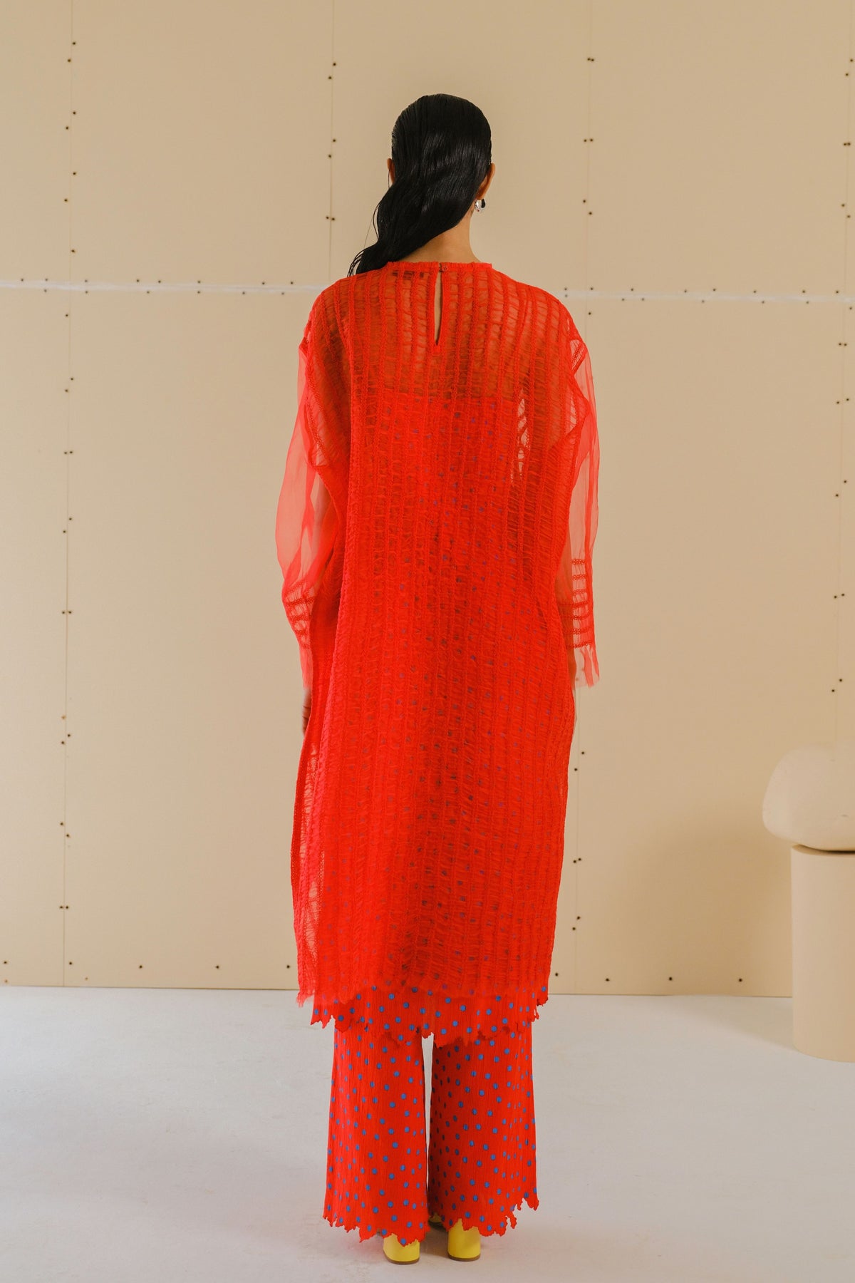Wonka Dress in Poppy Red