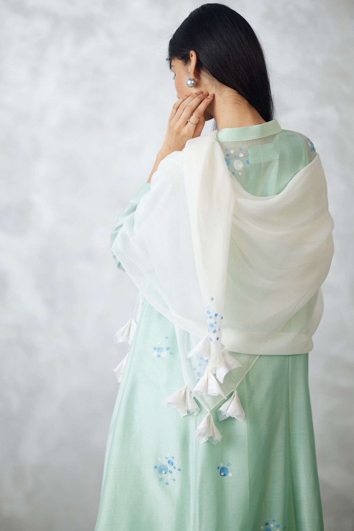 Seafoam Kalidar Kurta Set